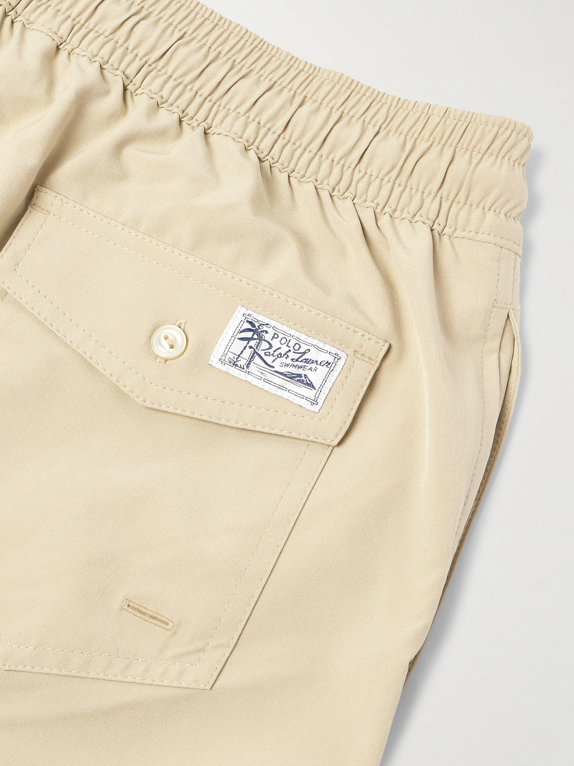 Polo Ralph Lauren Traveler Straight-leg Mid-length Swim Shorts In Neutrals