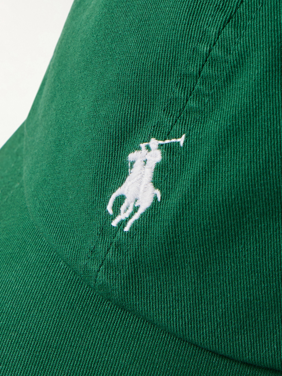 Polo Ralph Lauren Logo-embroidered Cotton-twill Baseball Cap In Green