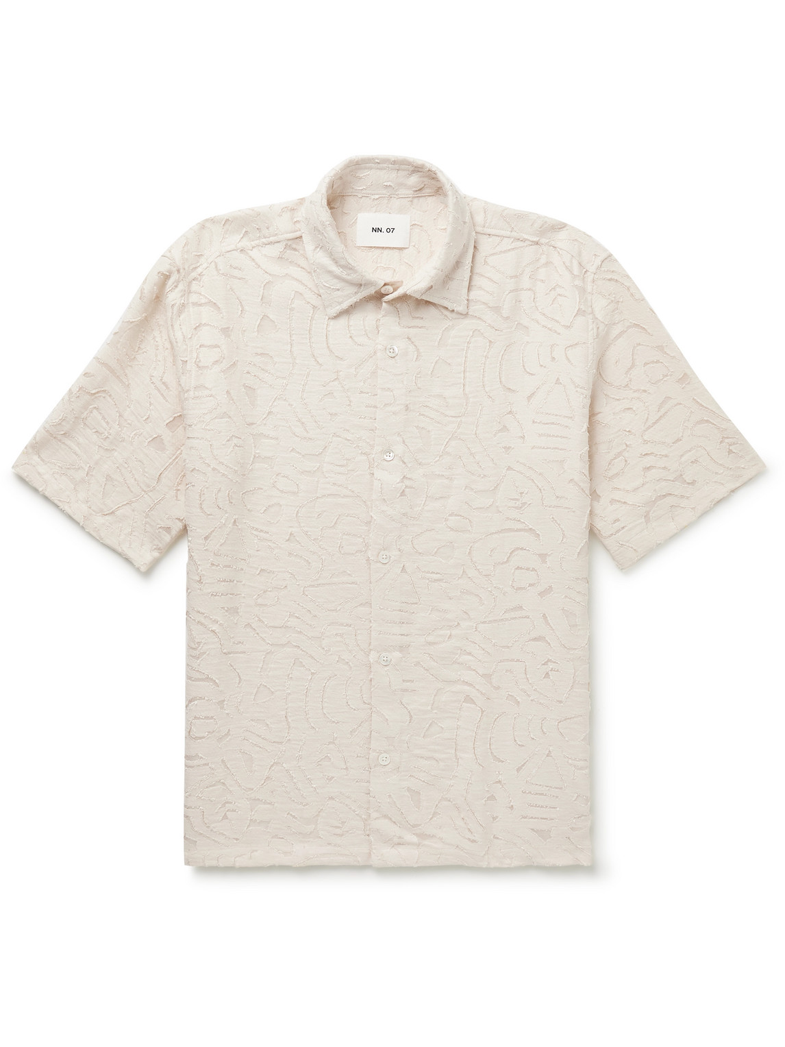 NN07 - Freddy 5025 Fil-Coupé Jacquard Shirt - Curated Menswear