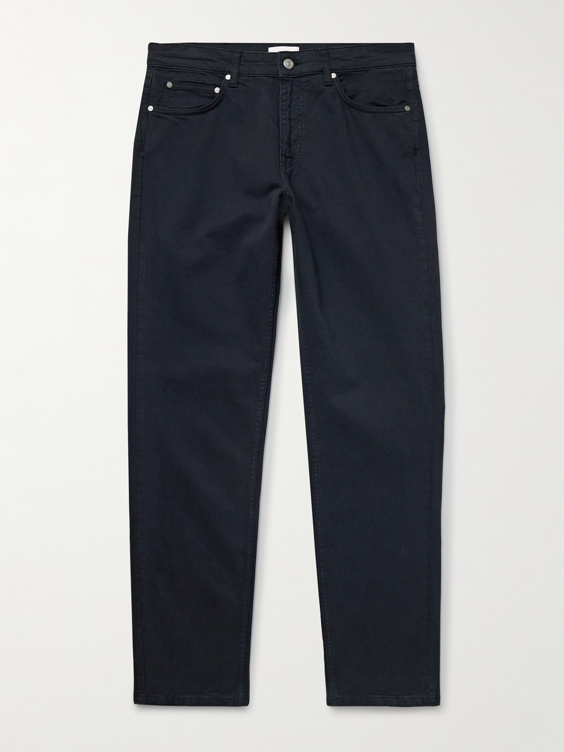 NN07 Tony 1923 Slim-Fit Garment-Dyed Organic Cotton-Blend Twill Trousers - Men