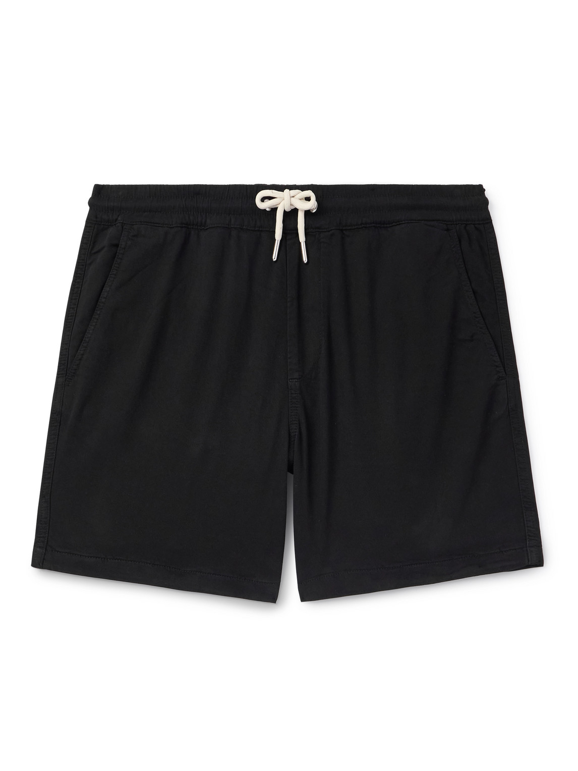 Nn07 Gregor Straight-leg Tencel™ Lyocell And Lenzing™ Ecovero™-blend Twill Drawstring Shorts