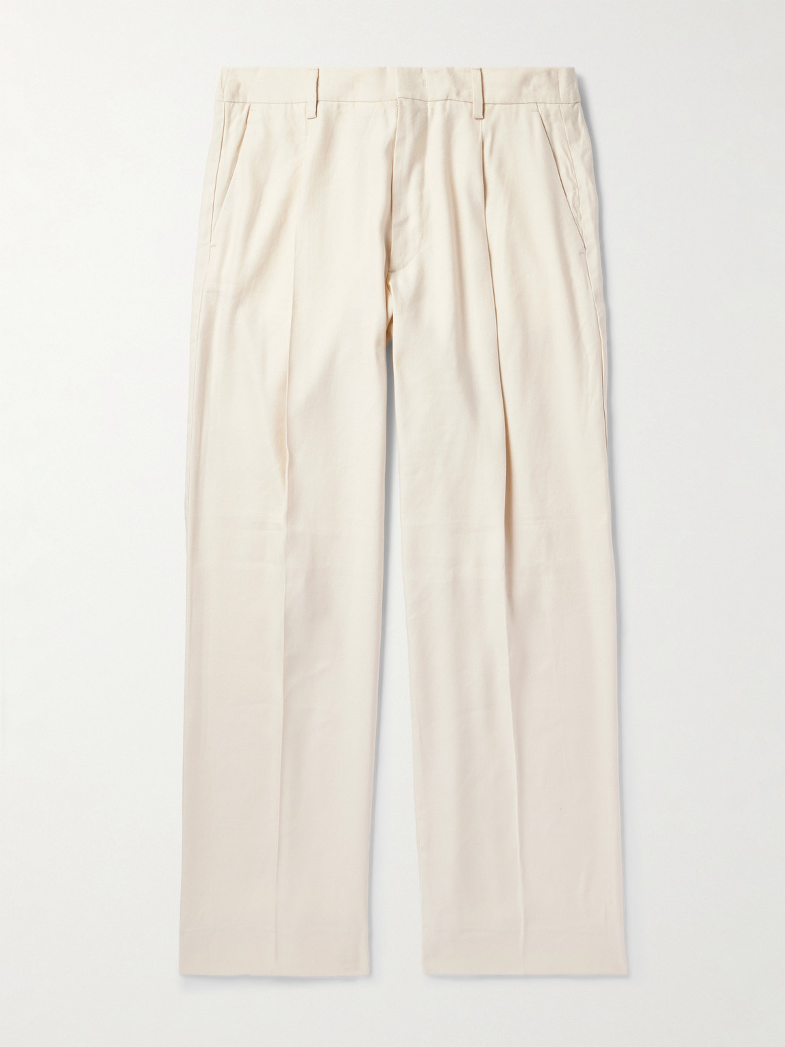 NN07 Kay 1808 Straight-Leg LENZING™ ECOVERO™ and Linen-Blend Trousers - Men