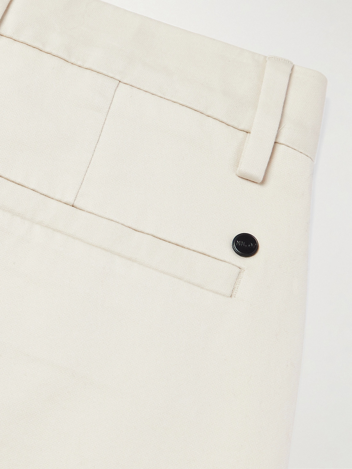Nn07 Theo Tapered Stretch Organic Cotton-twill Chinos In Neutrals