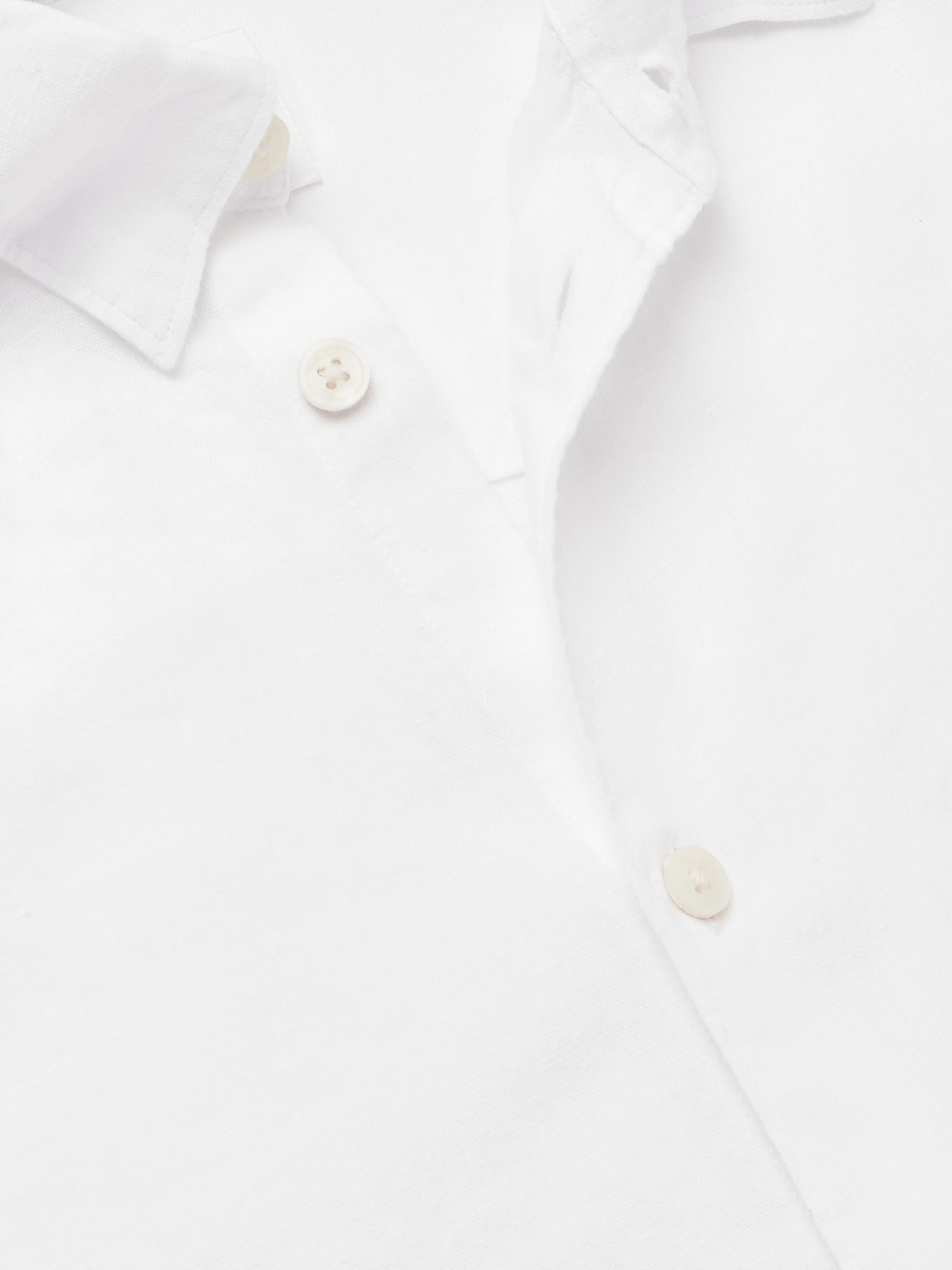 Nn07 Enzo 5708 Linen Shirt In White