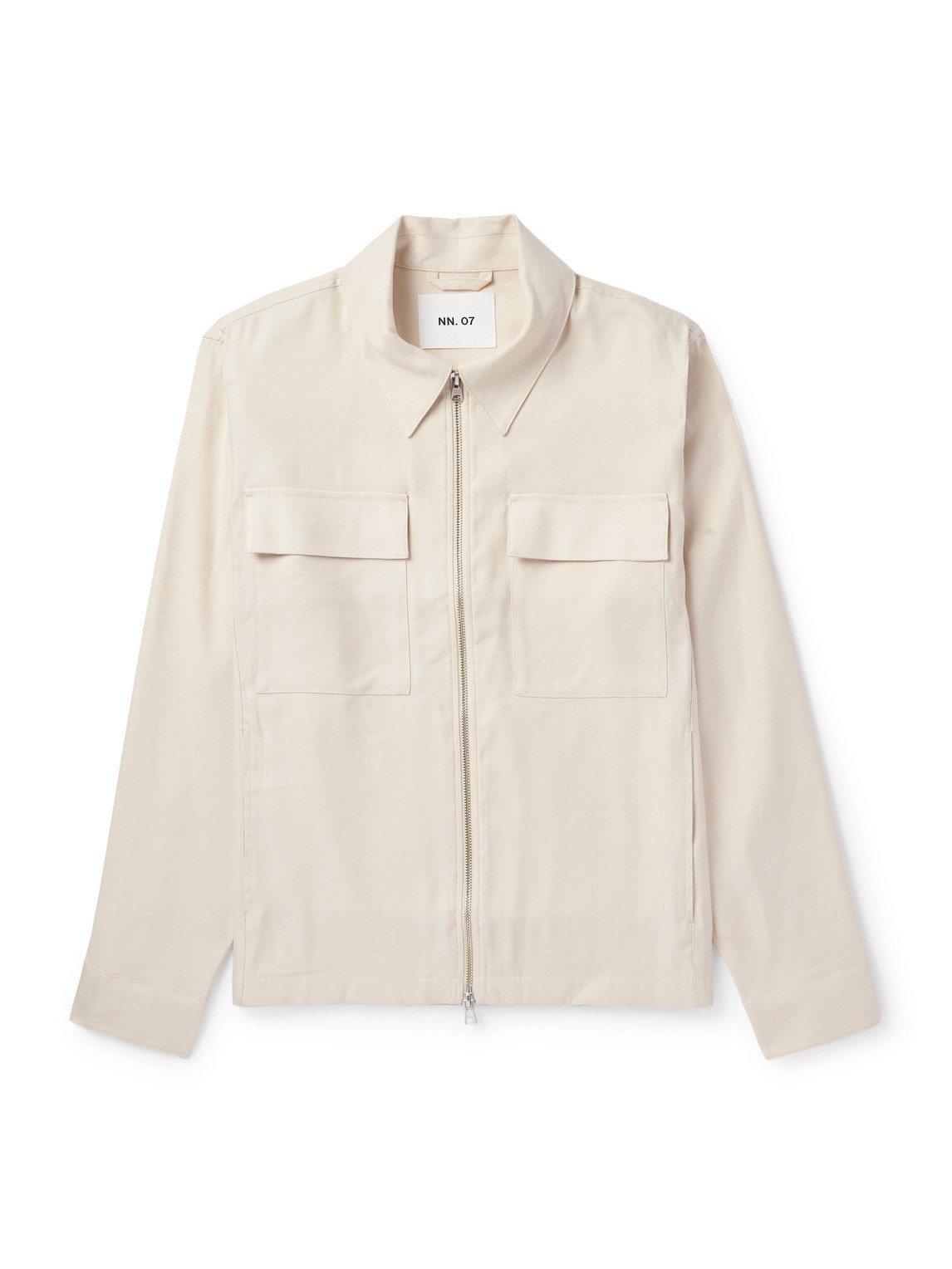 Nn07 Alban 1808 Lenzing™ Ecovero™ And Linen-blend Jacket In Neutrals