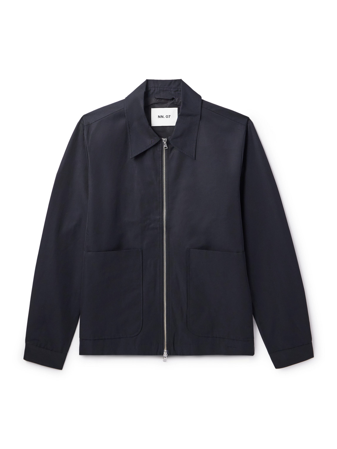 Nn07 Gael 8445 Organic Cotton-blend Jacket In Black