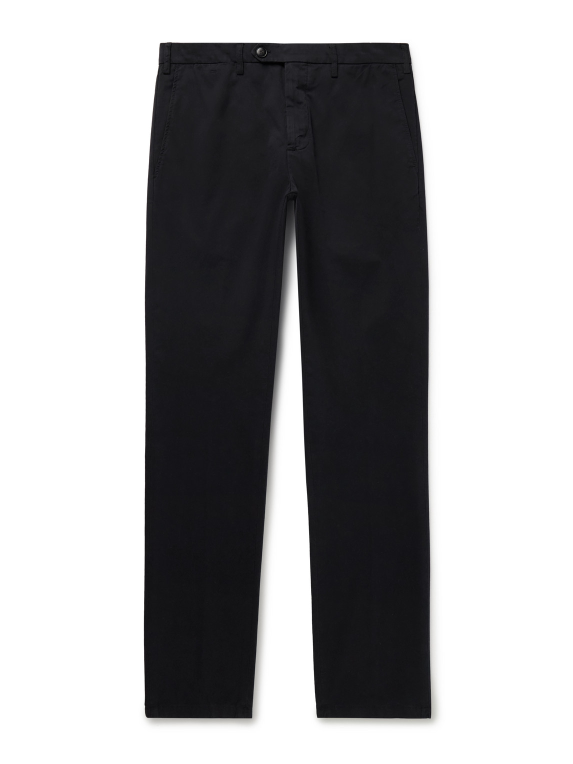 Slim-Fit Straight-Leg Cotton-Blend Twill Chinos