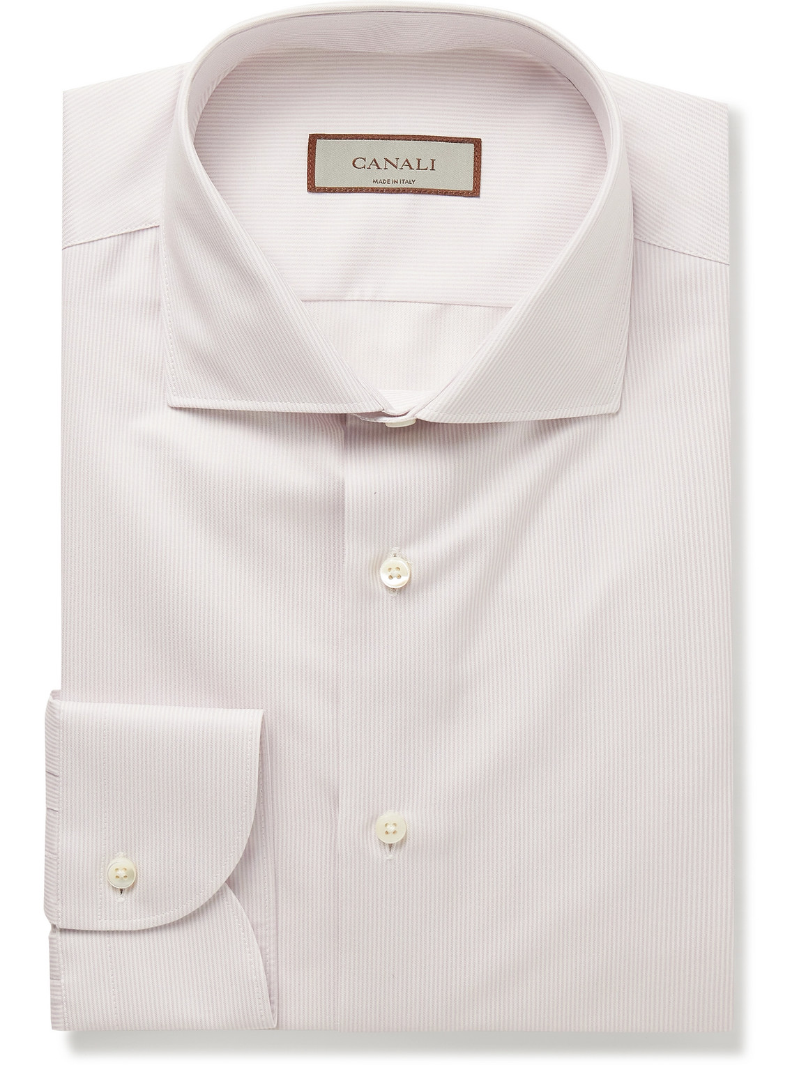 Mens Tshirts Canali Slim Fit Shirt Canali Slim-fit Striped Impeccabile Cotton Shirt In Pink ModeSens Mens Tshirts Canali Slim Fit Shirt Canali Slim-fit Striped Impeccabile Cotton Shirt In Pink ModeSens