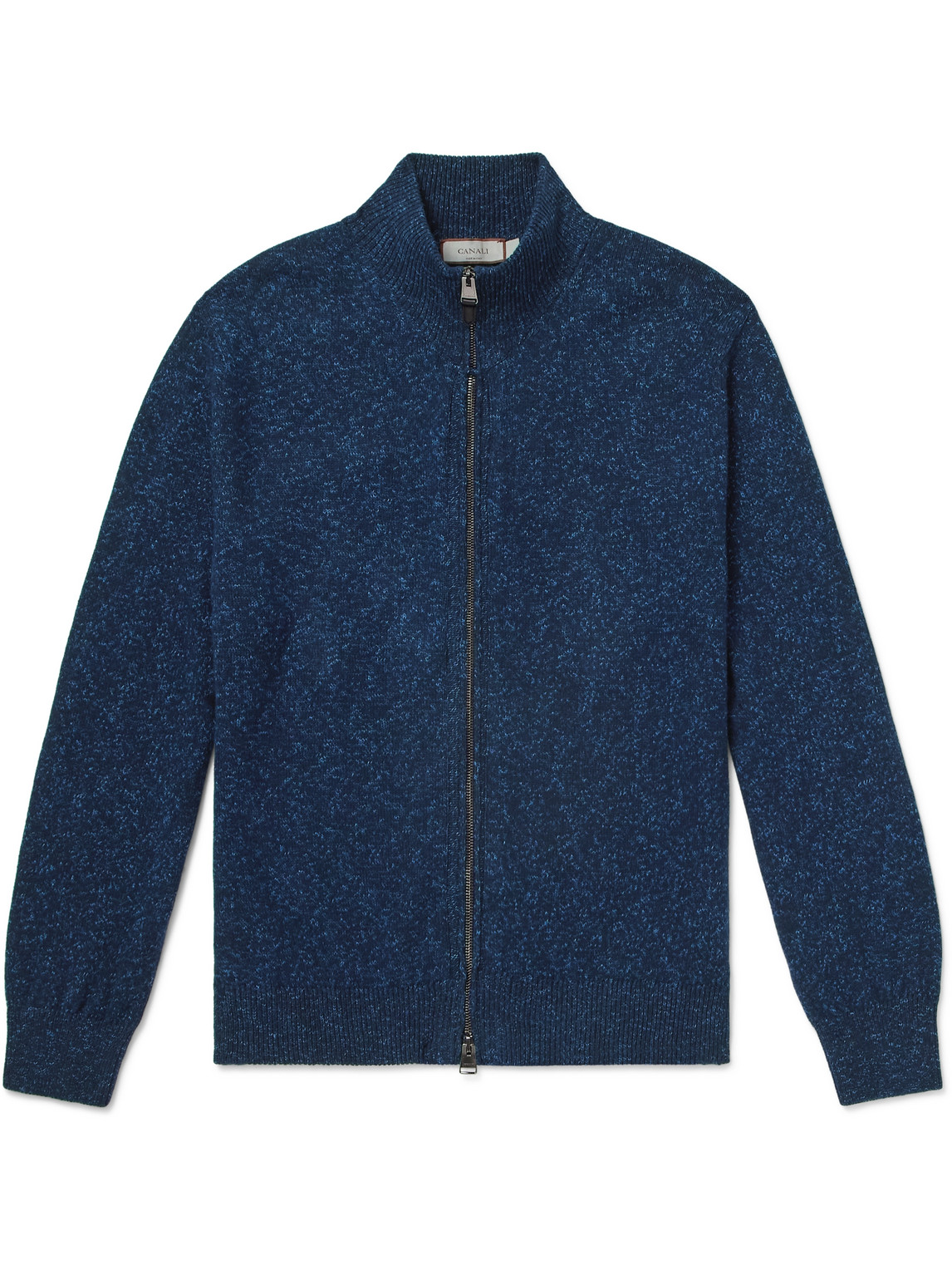 Cotton Zip-Up Cardigan
