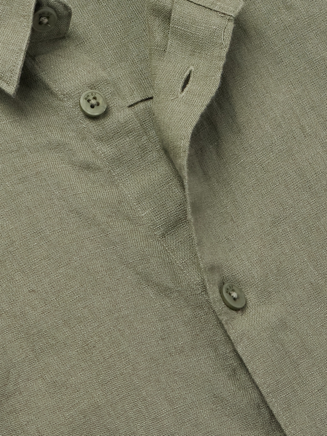 Nn07 Enzo 5708 Linen Shirt In Green