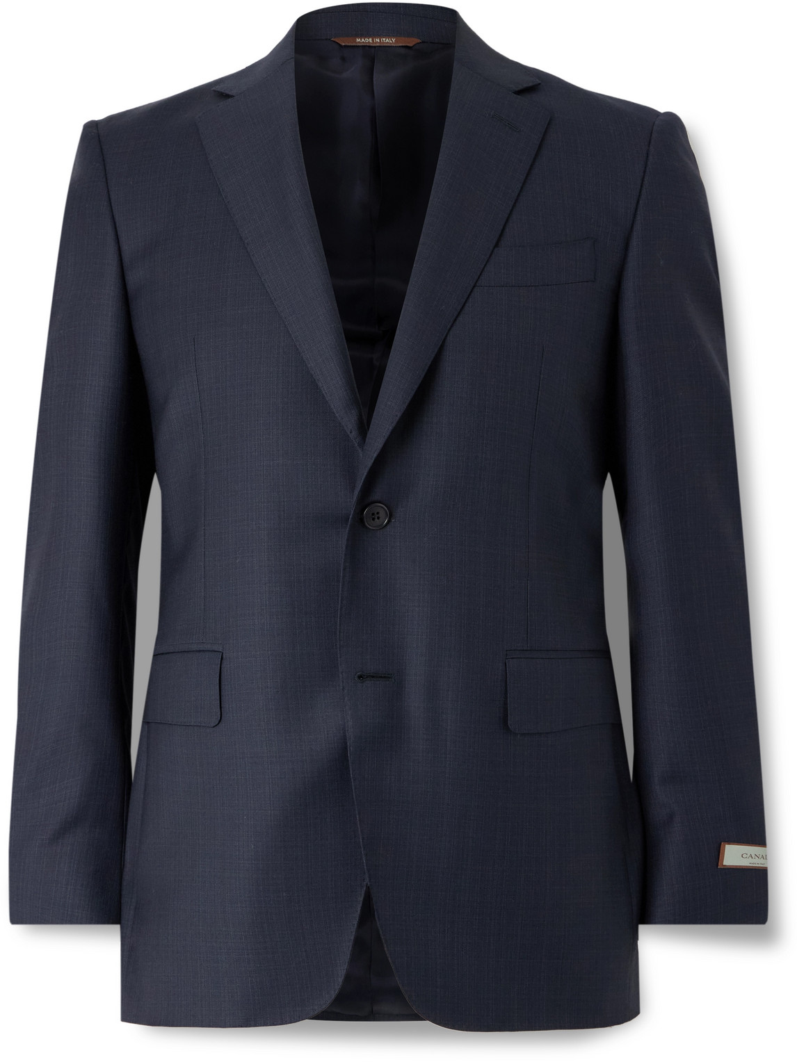 Canali Slim-Fit Super 130s Wool Suit Jacket - Men
