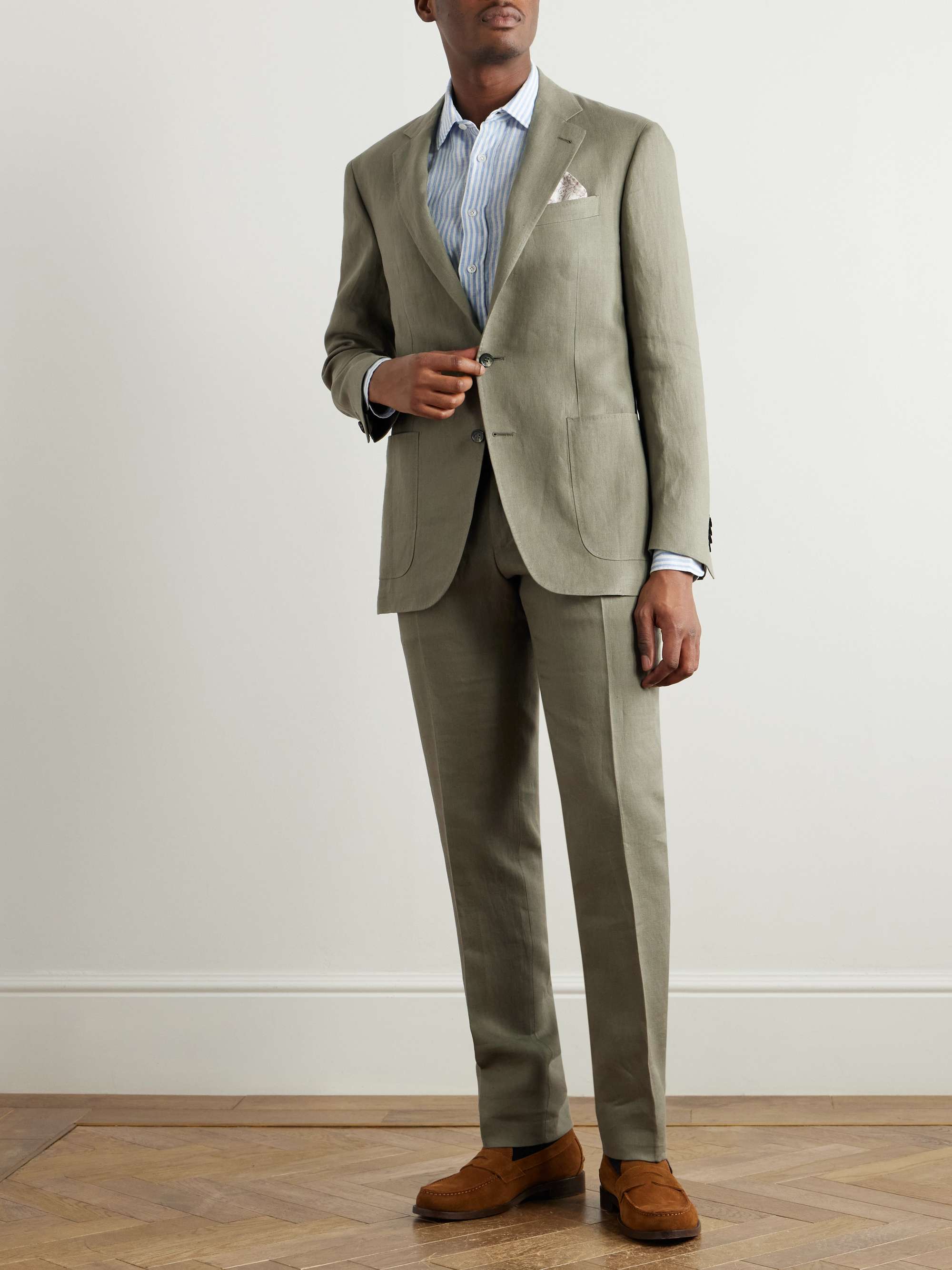 A KIND OF GUISE Shinji Lyocell and Cotton-Blend Suit Jacket