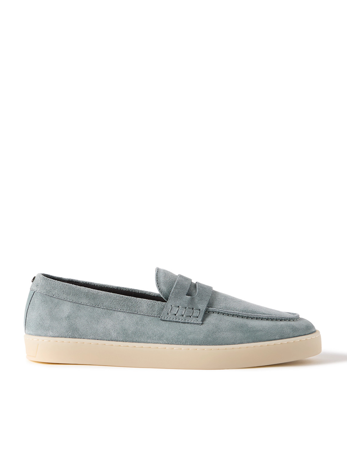 Suede Penny Loafers
