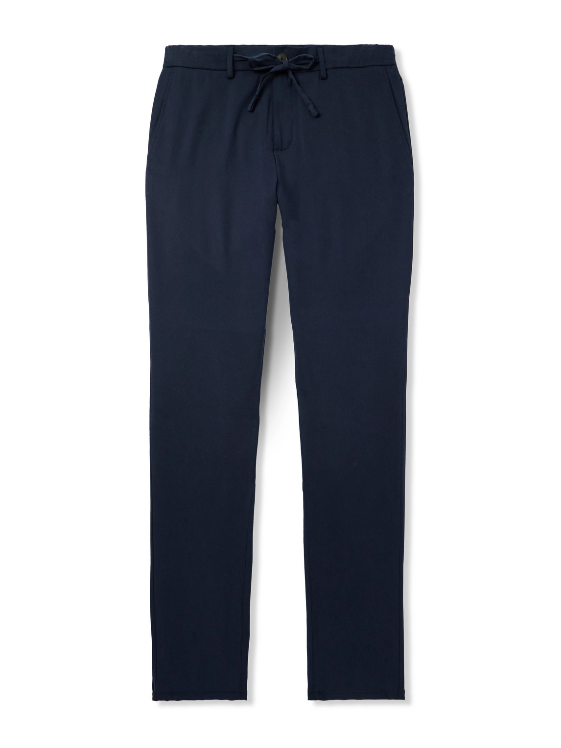 Straight-Leg Lyocell Drawstring Trousers