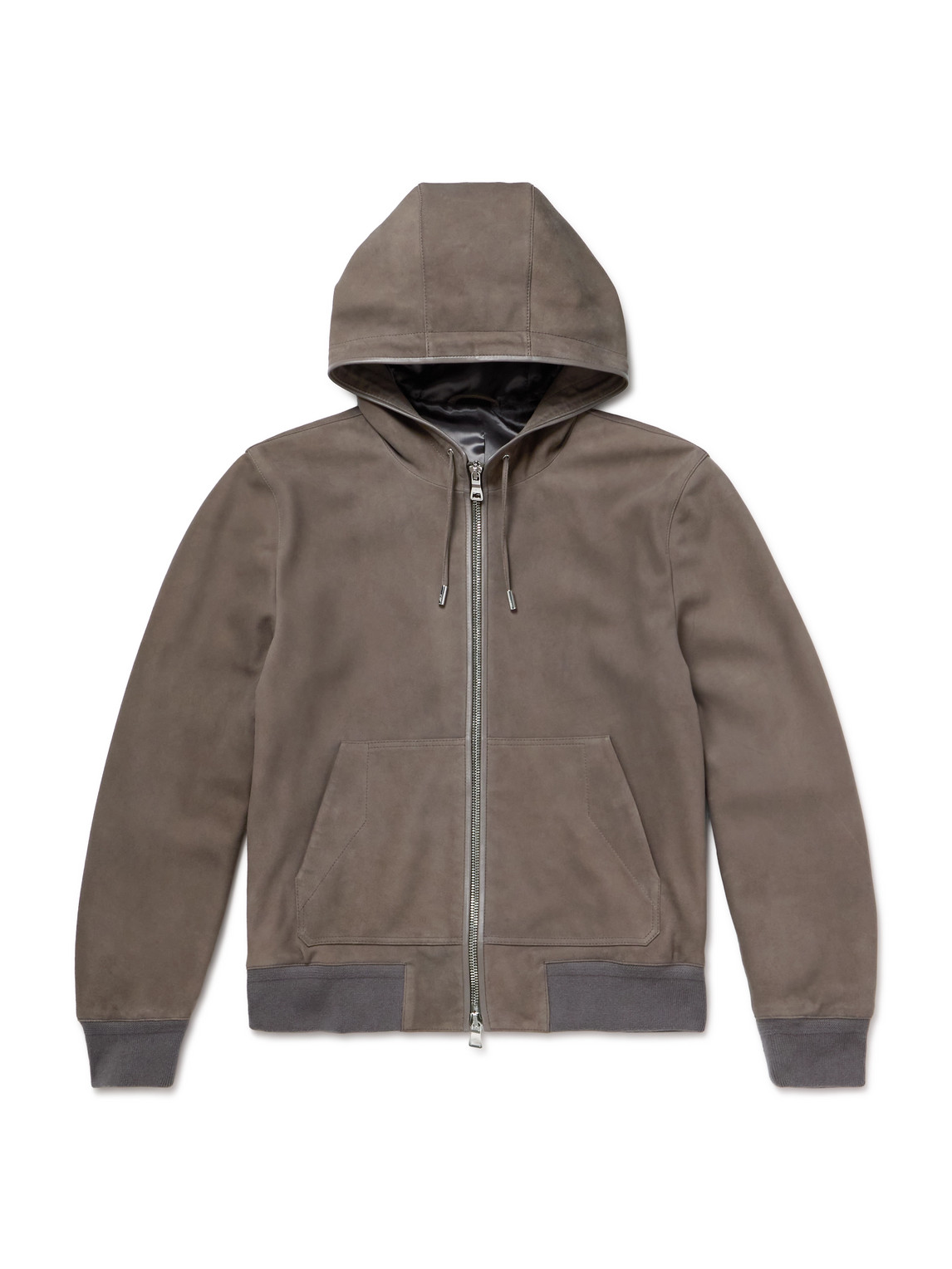 Suede Hoodie