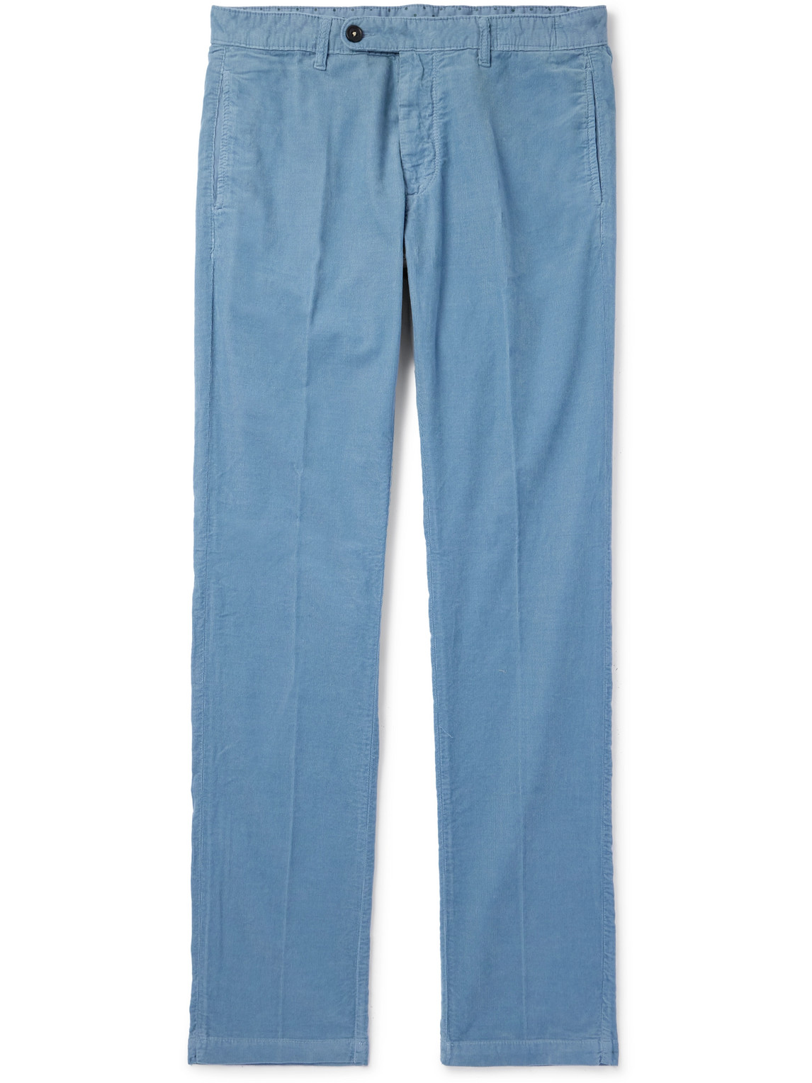 Straight-Leg Cotton-Corduroy Trousers
