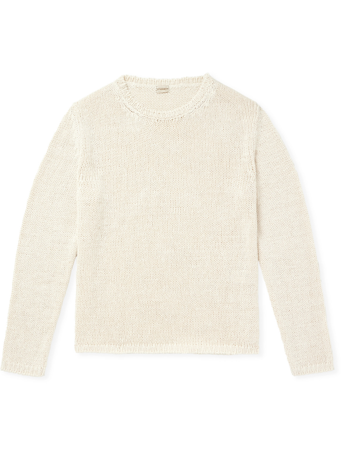 Nicolas Linen and Mulberry Silk-Blend Sweater