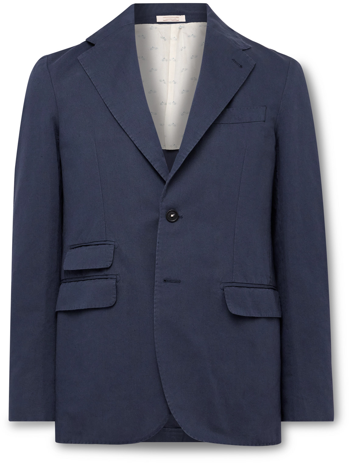 Catch2 Cotton and Linen-Blend Twill Suit Jacket