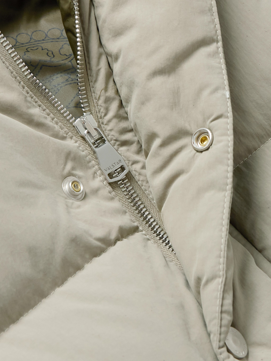 Shop Valstar Oliver Quilted Shell Down Gilet In Gray