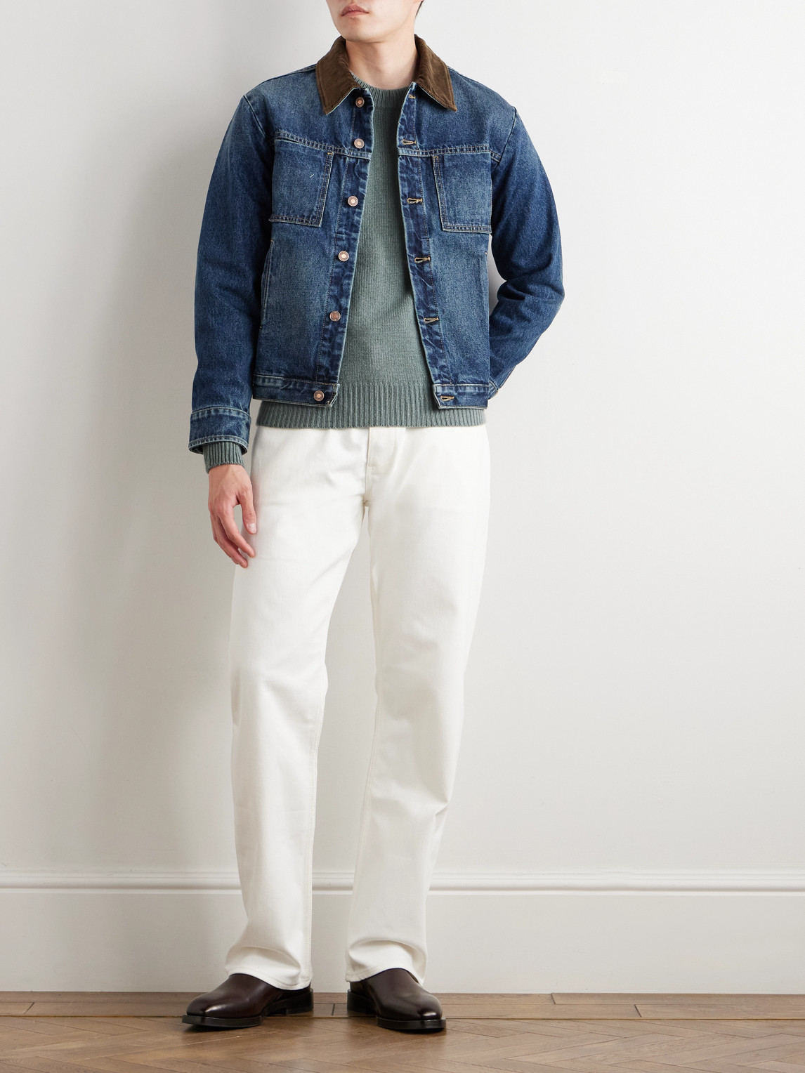 VALSTAR LOGO-EMBROIDERED CASHMERE SWEATER