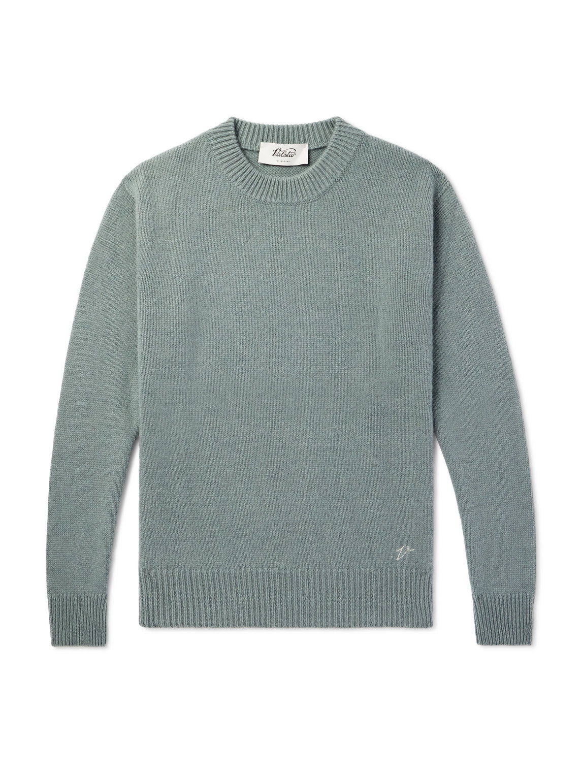 Valstar Logo-embroidered Cashmere Sweater In Green