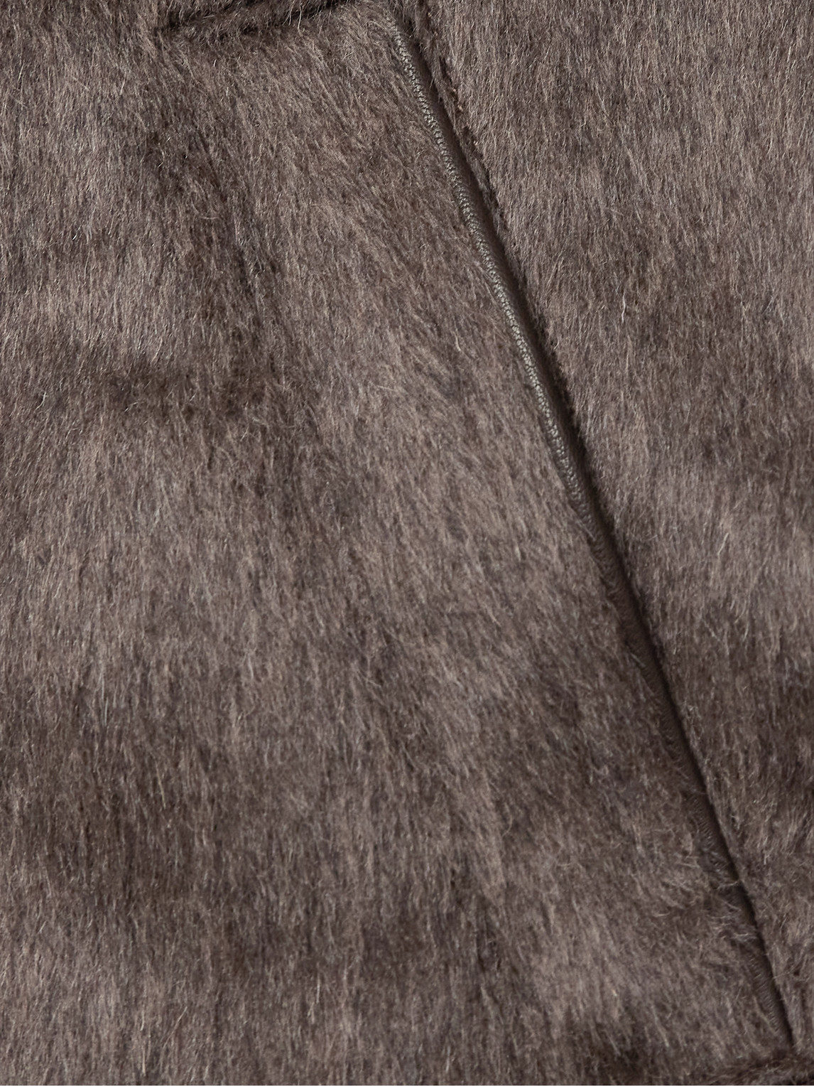 GOLDEN BEAR THE STOCKTON LEATHER-TRIMMED BRUSHED WOOL JACKET