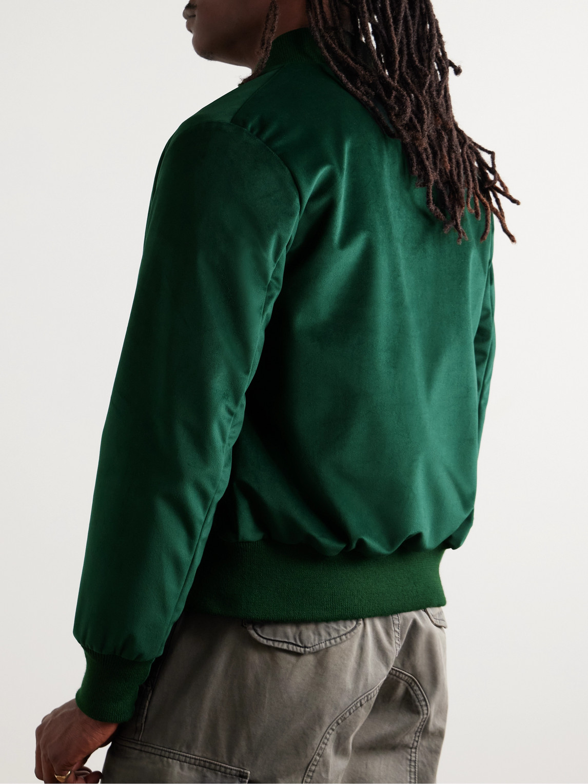GOLDEN BEAR SUKAJAN VELVET BOMBER JACKET