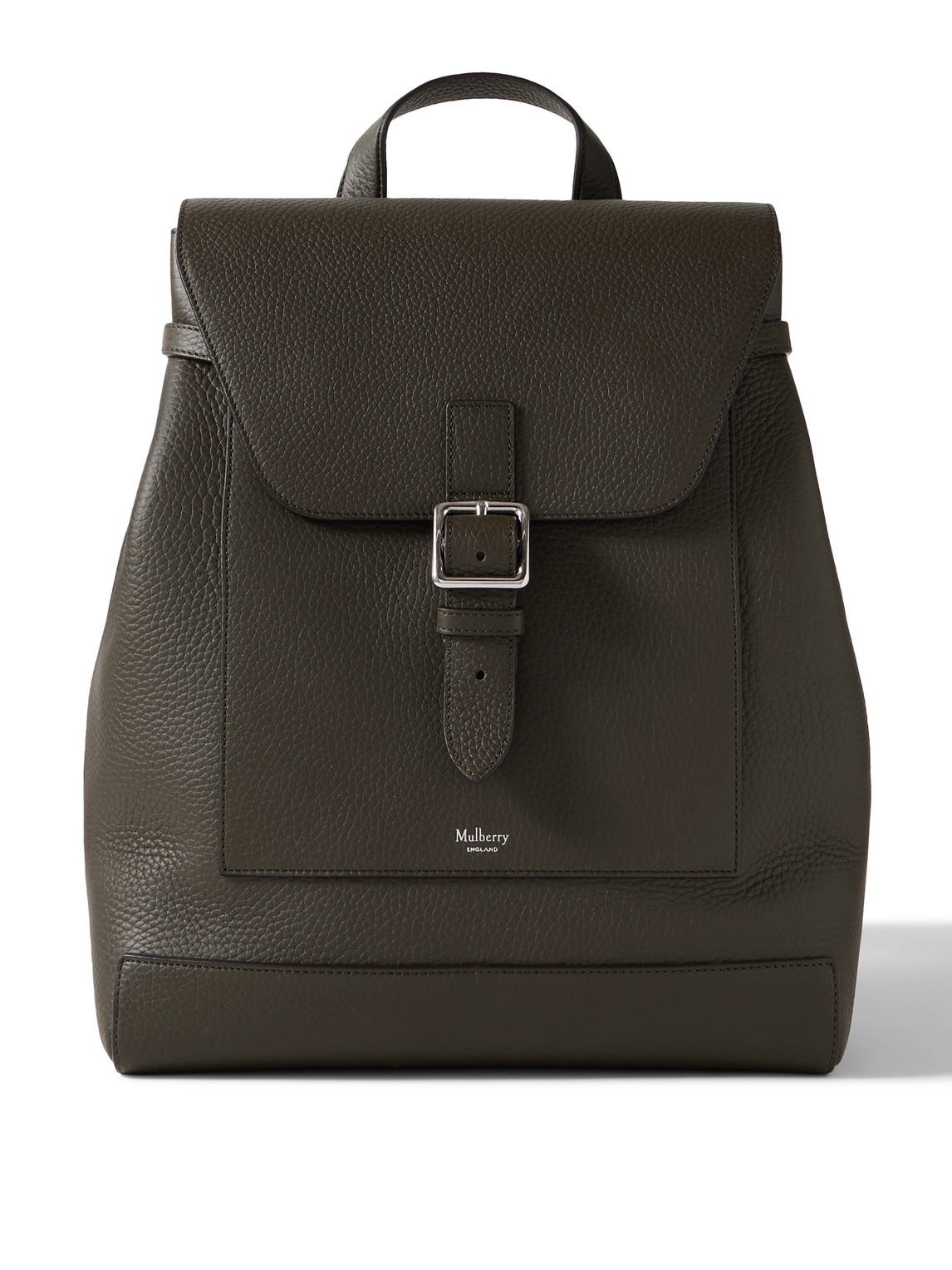 Mulberry Chiltern Full-grain Leather Backpack In Green