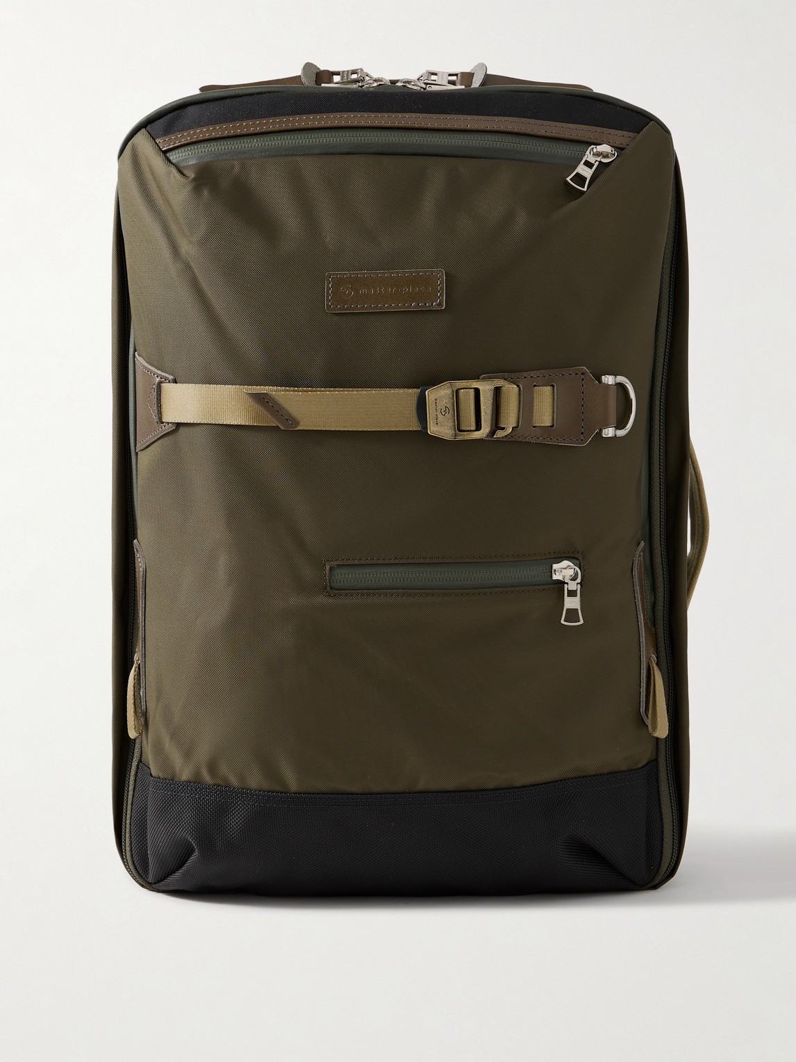 Master-Piece Potential 2-Way Leather and Webbing-Trimmed CORDURA® MasterTeX Backpack - Men