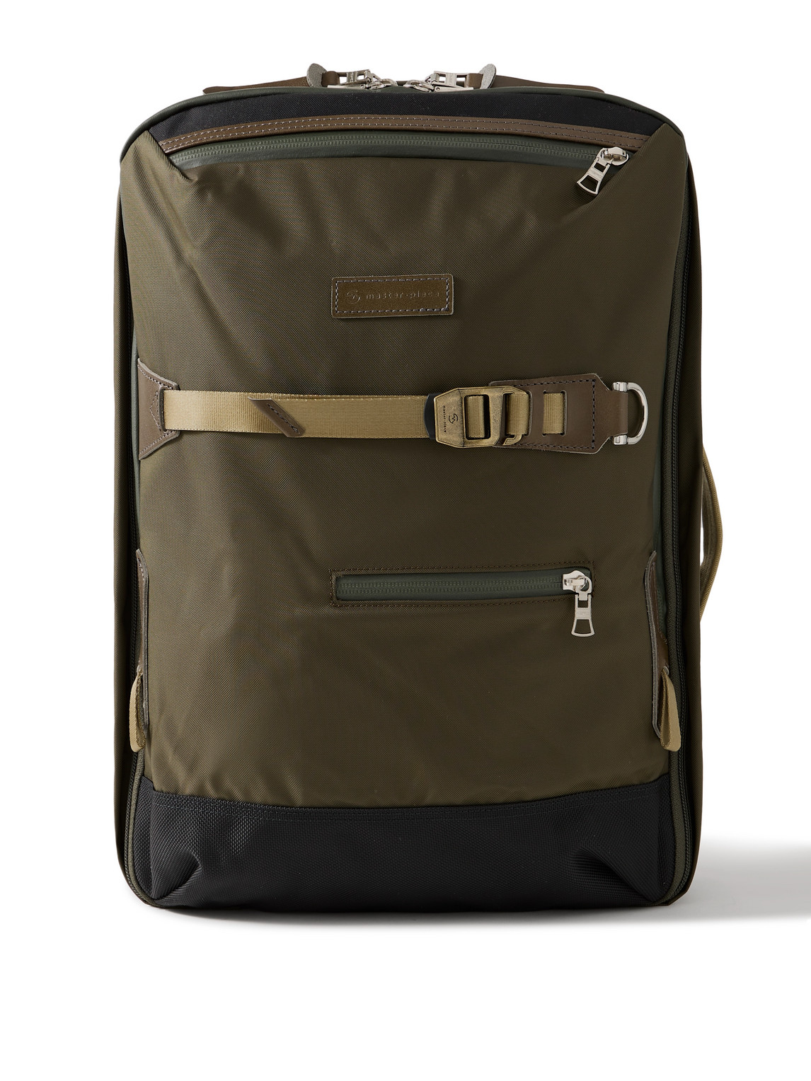 Potential 2-Way Leather and Webbing-Trimmed CORDURA® MasterTeX Backpack