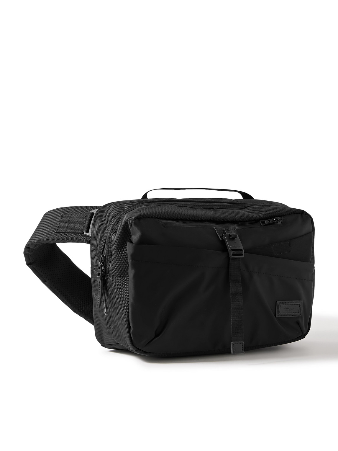 Scramble Shell and Nylon Oxford Messenger Bag