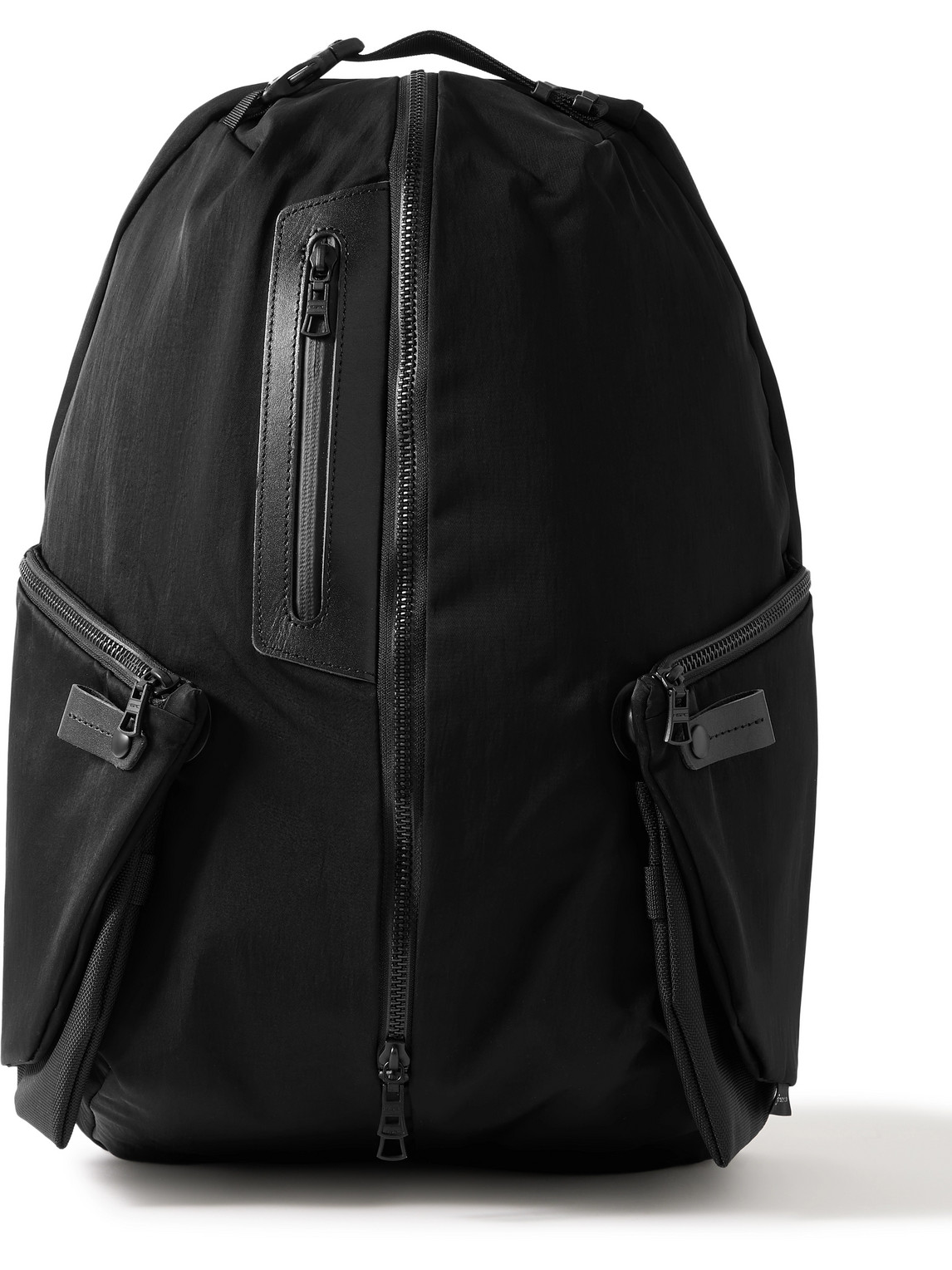 Circus Leather-Trimmed Nylon-Twill and CORDURA® Backpack