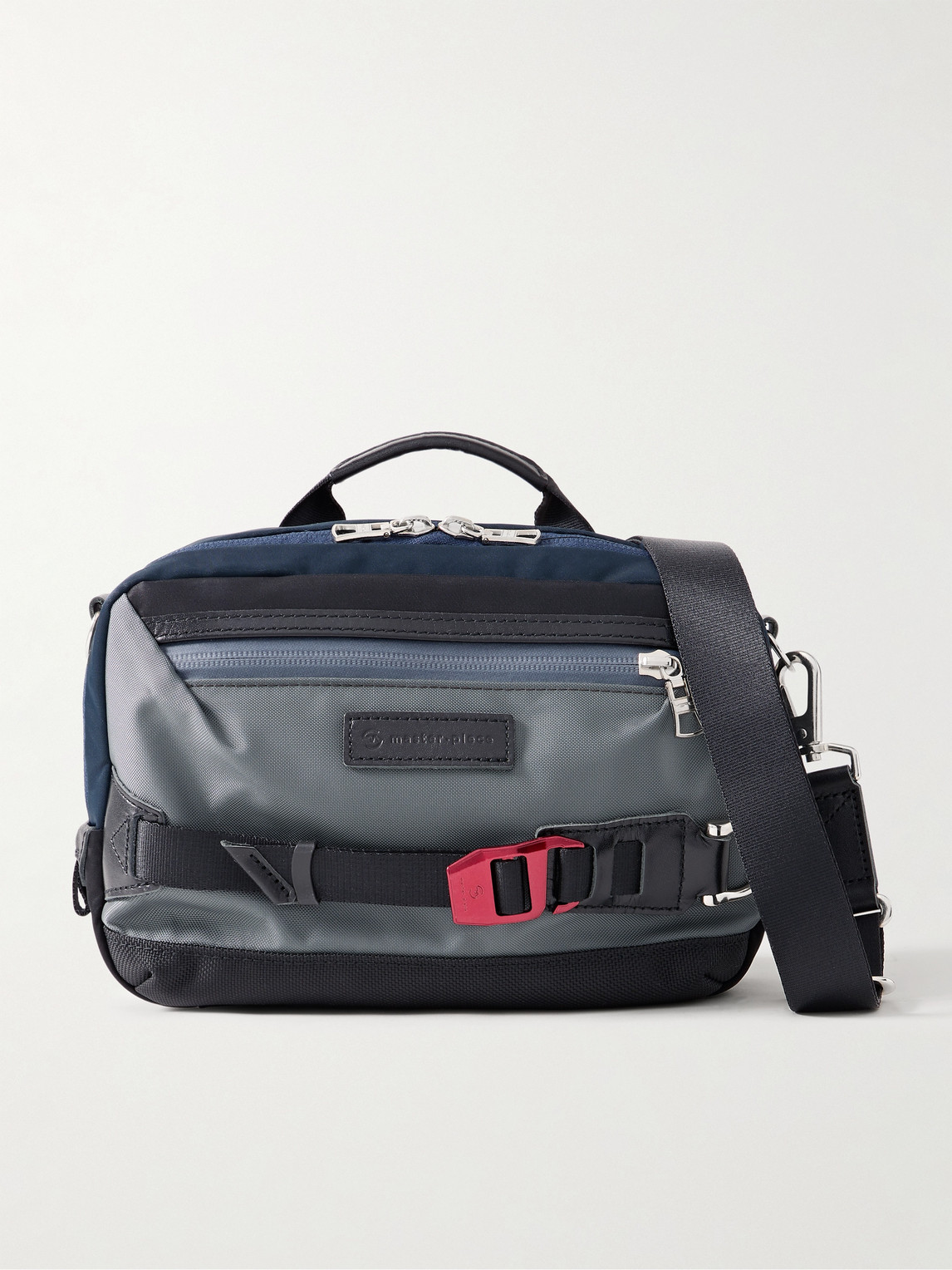 Master-Piece Potential Small Leather-Trimmed CORDURA® Nylon Messenger Bag - Men