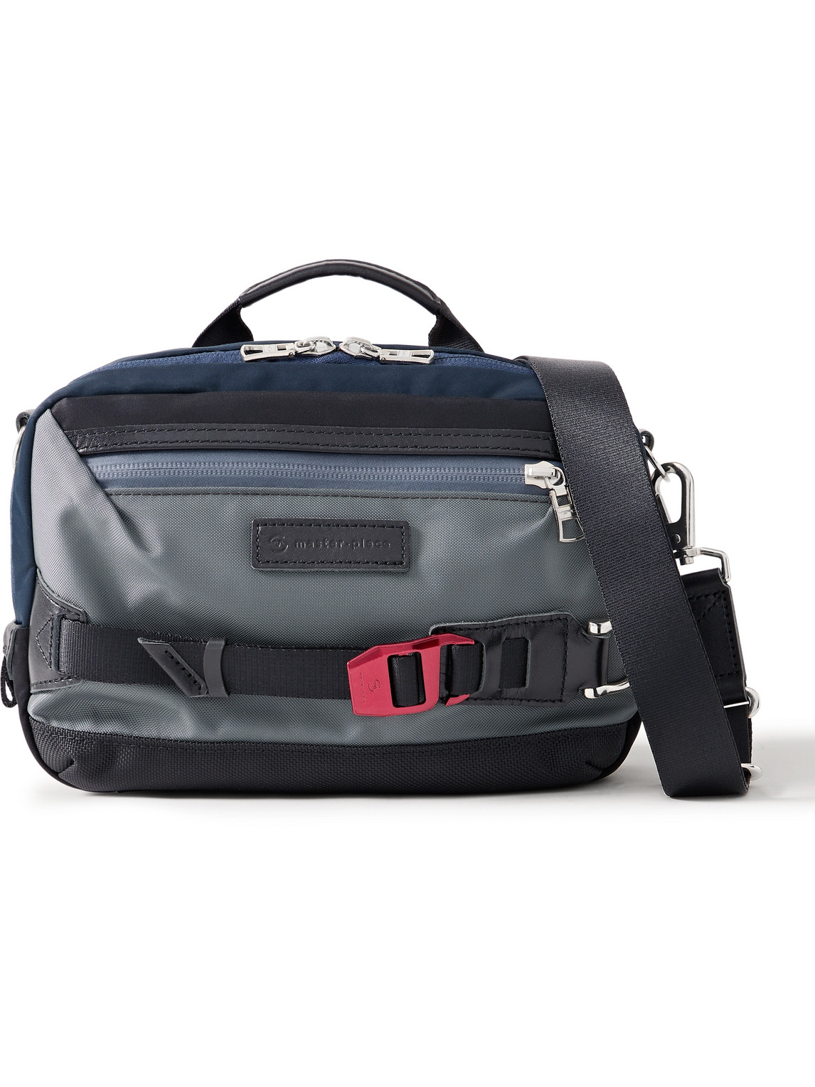 Potential Small Leather-Trimmed CORDURA® Nylon Messenger Bag