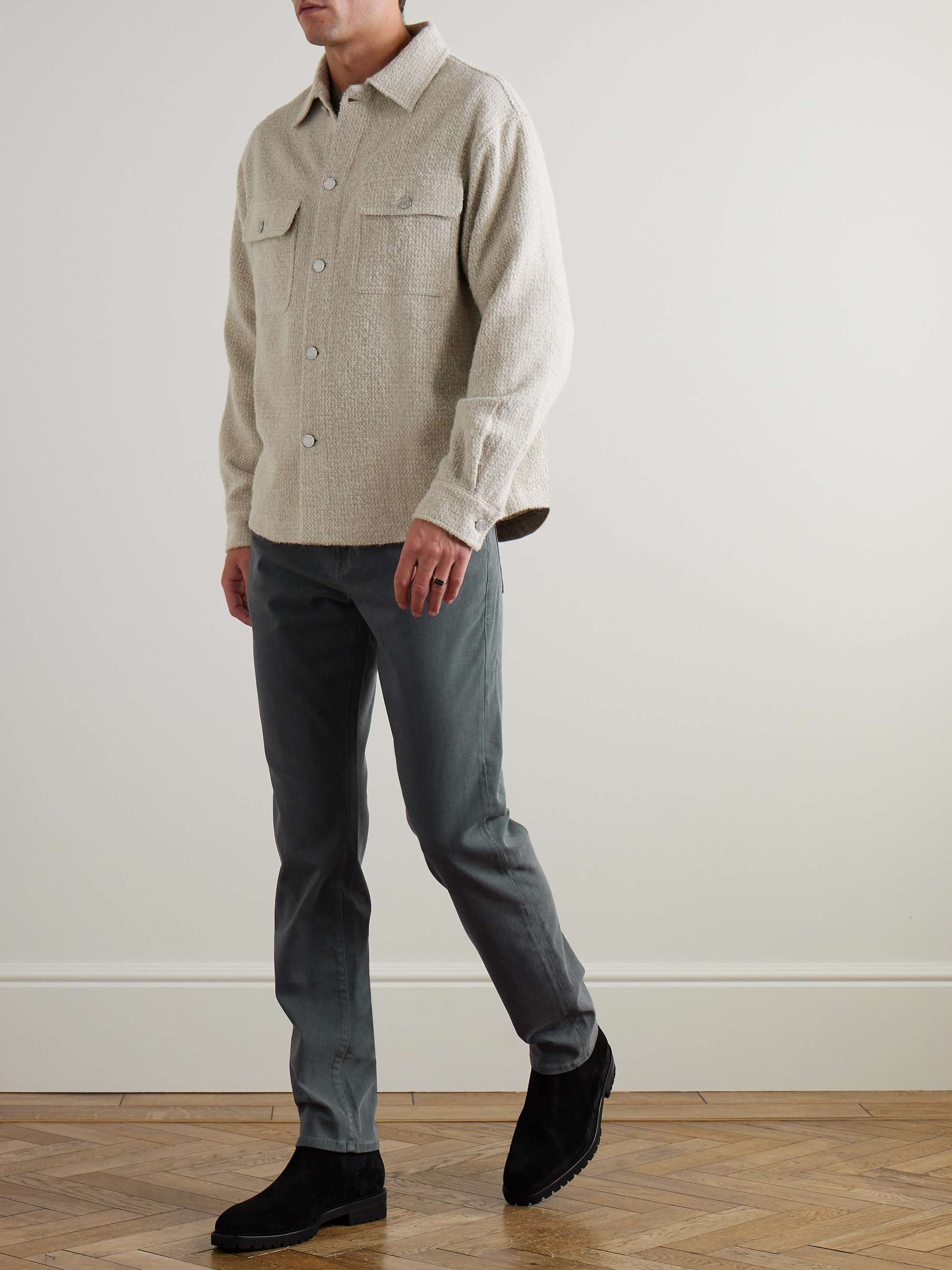 FRAME L'Homme Slim-Fit Stretch Lyocell-Blend Trousers