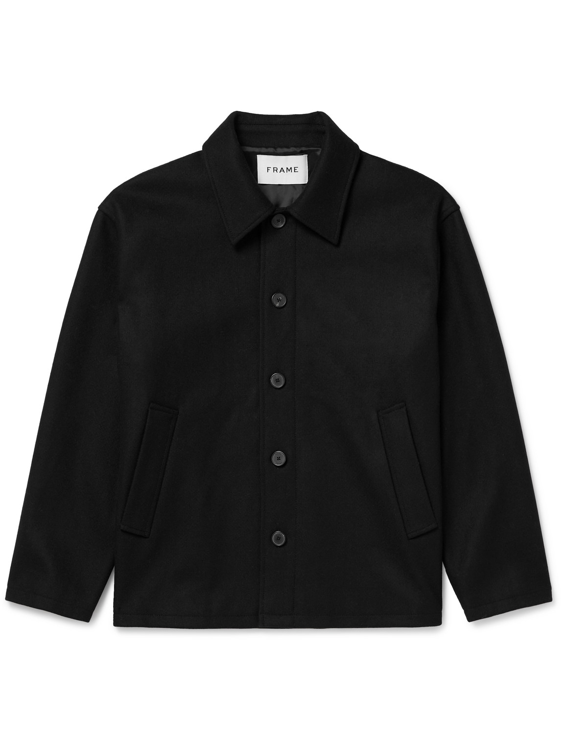 Wool-Felt Overshirt