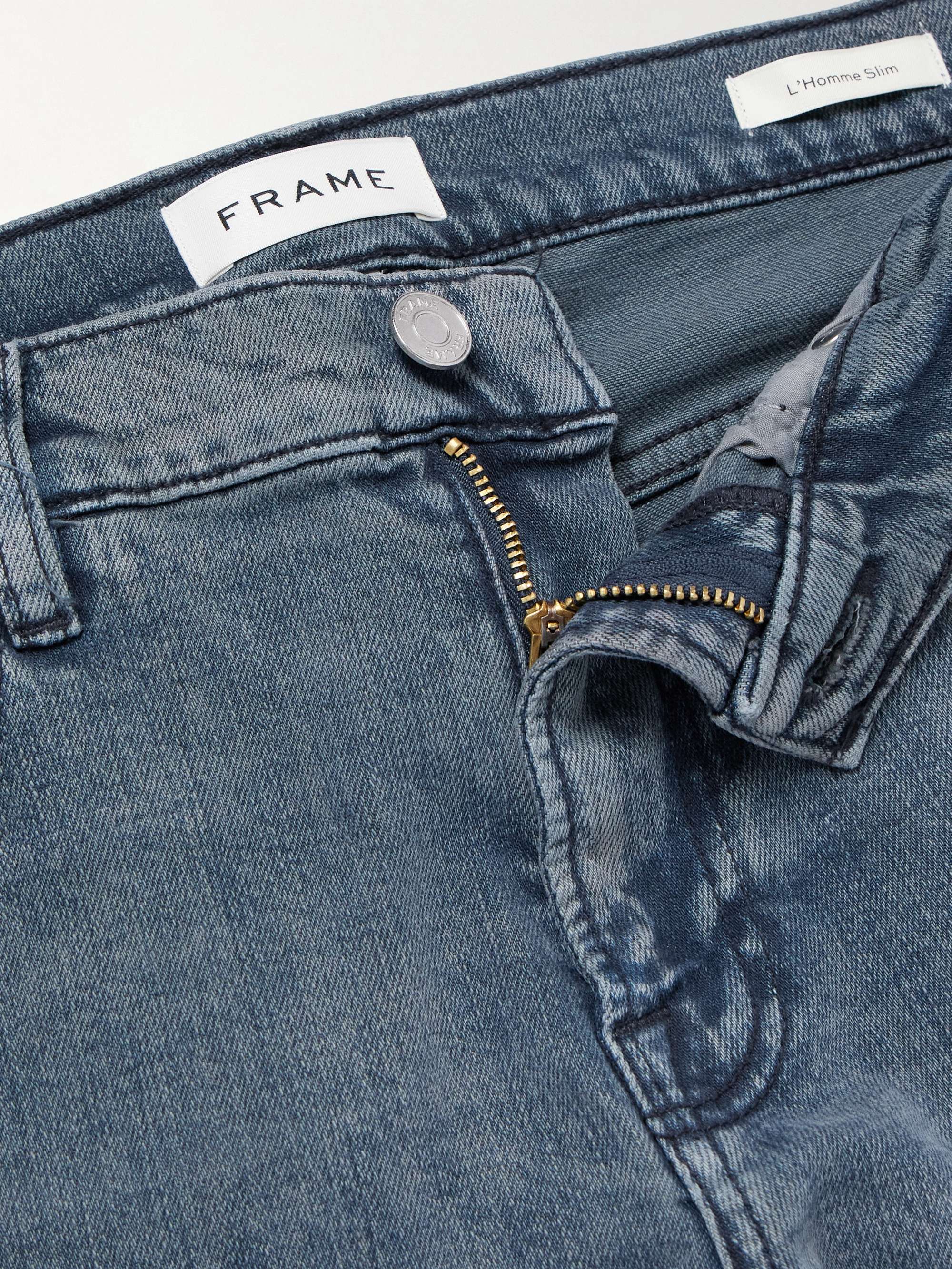 FRAME 르 옴므 슬림핏 드라이 데님 진