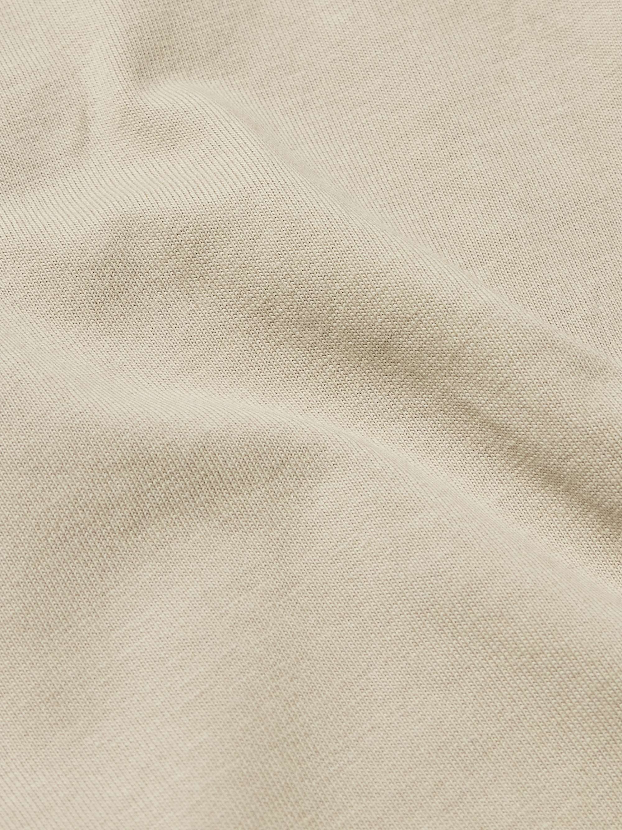 FRAME Logo-Embroidered Cotton-Jersey T-Shirt