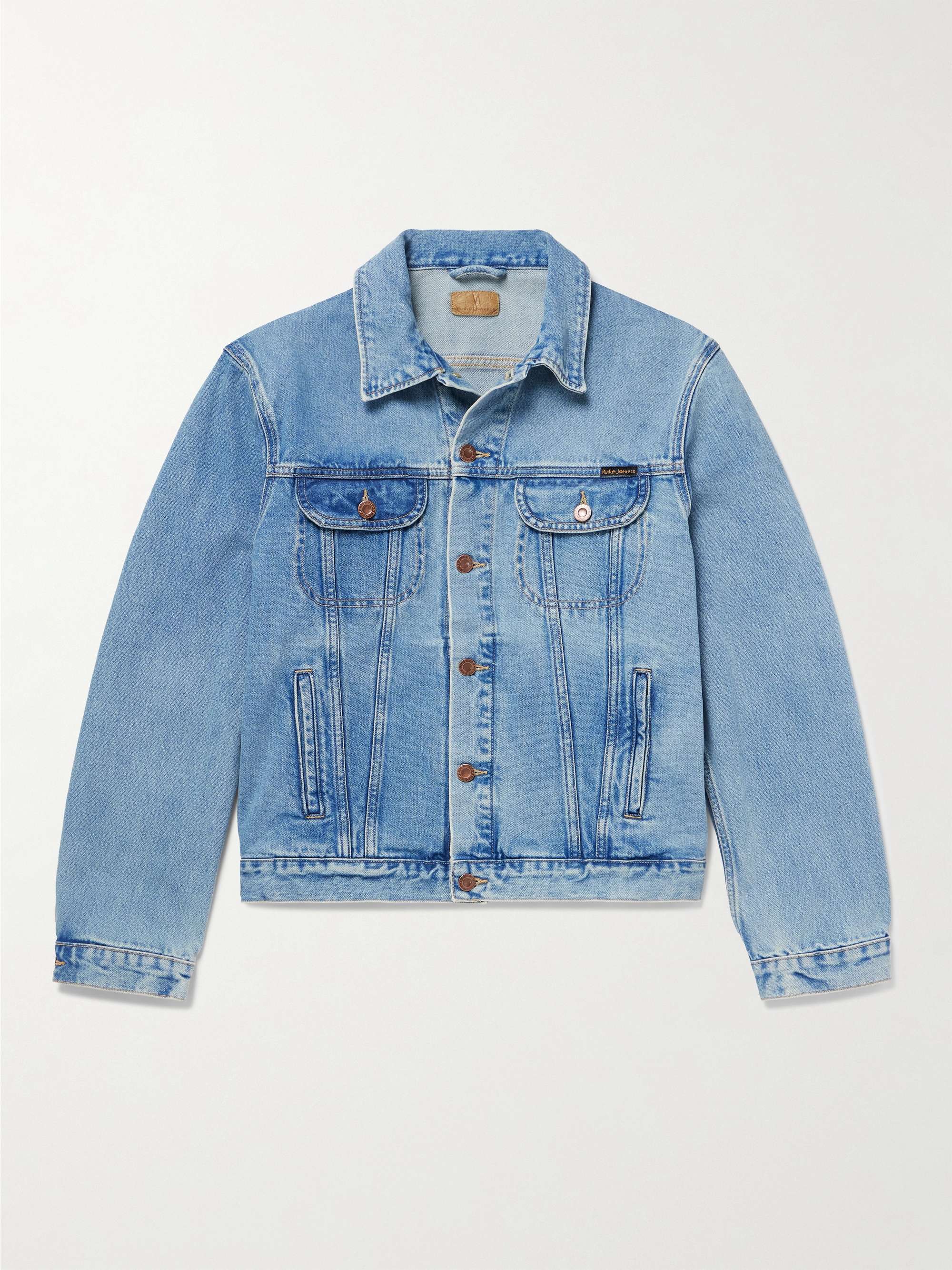 Light Grey Miles Eco-Denim Jacket Light Grey Miles Eco-Denim Jacket