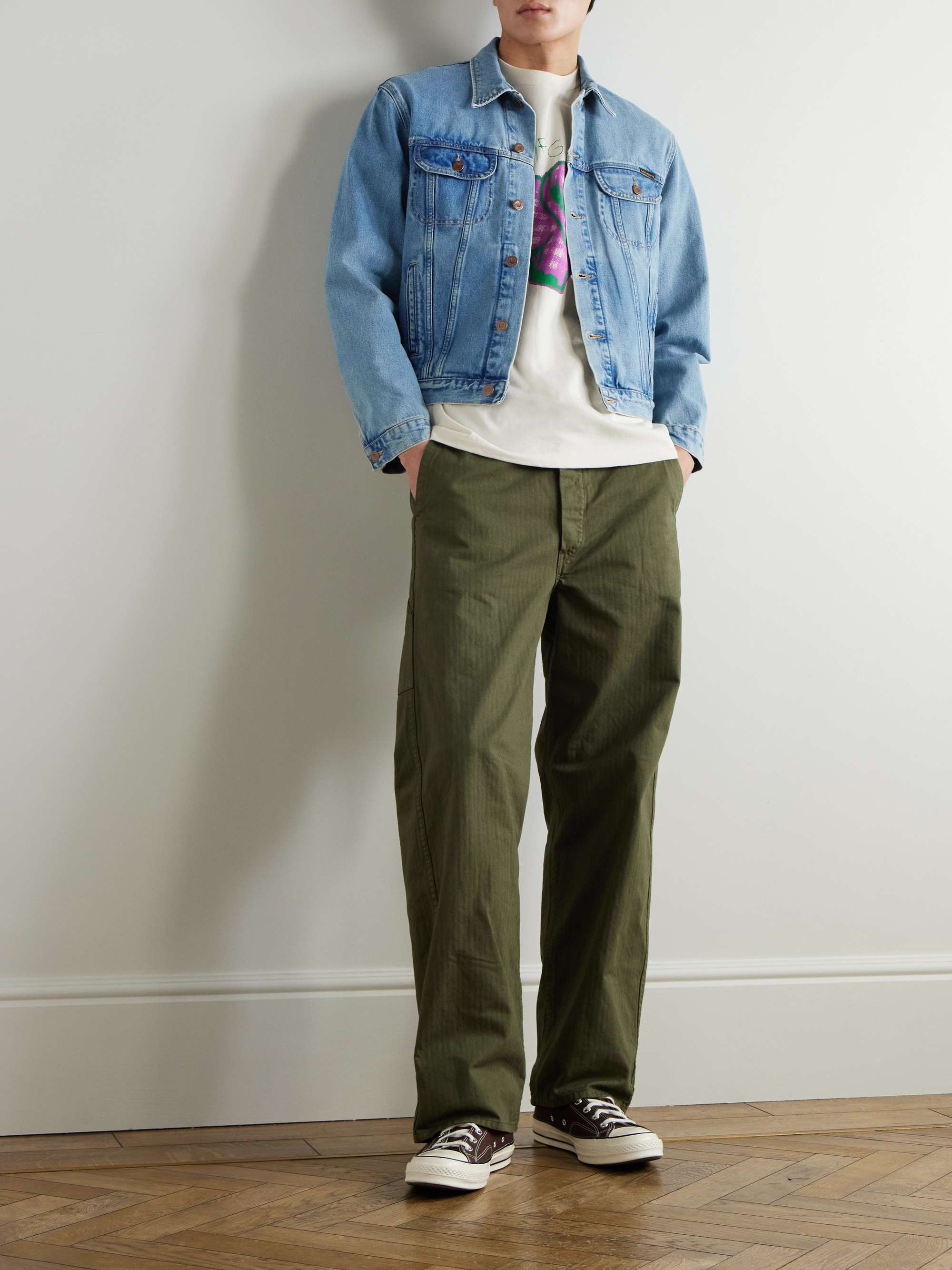 Light Grey Miles Eco-Denim Jacket Light Grey Miles Eco-Denim Jacket