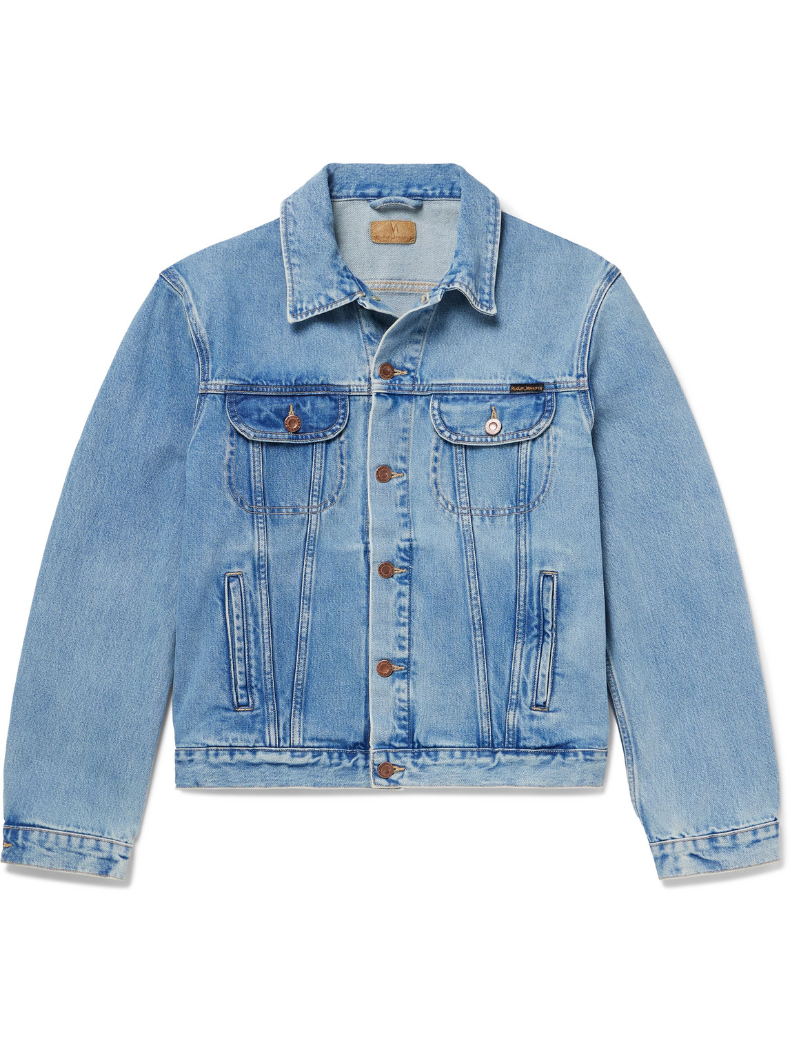 Nudie Jeans Danny Organic Denim Jacket In Blue