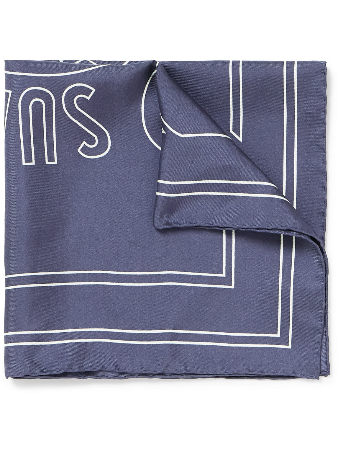 Printed Silk-Twill Pocket Square