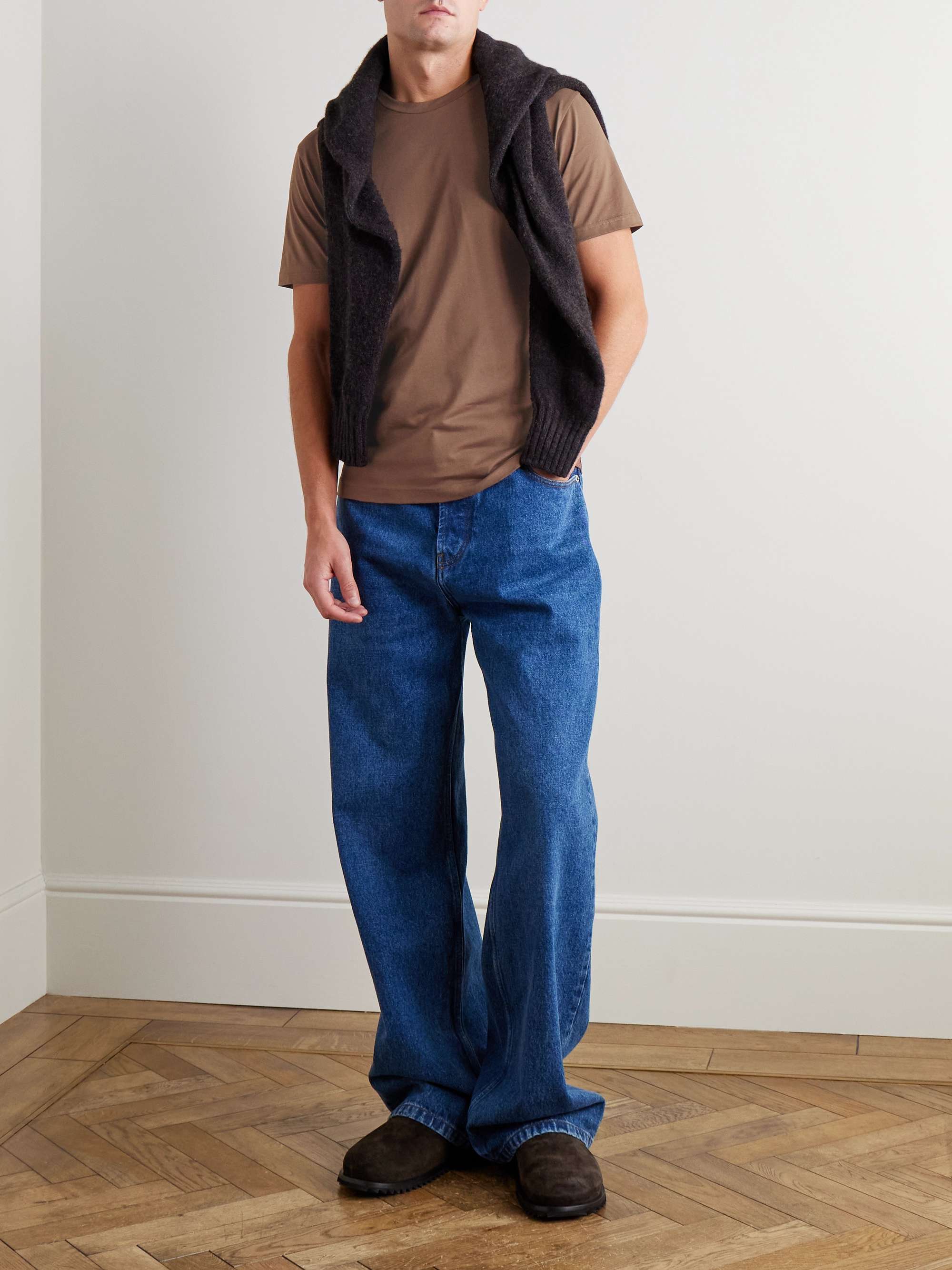 SUNSPEL Riviera Supima Cotton-Jersey T-Shirt