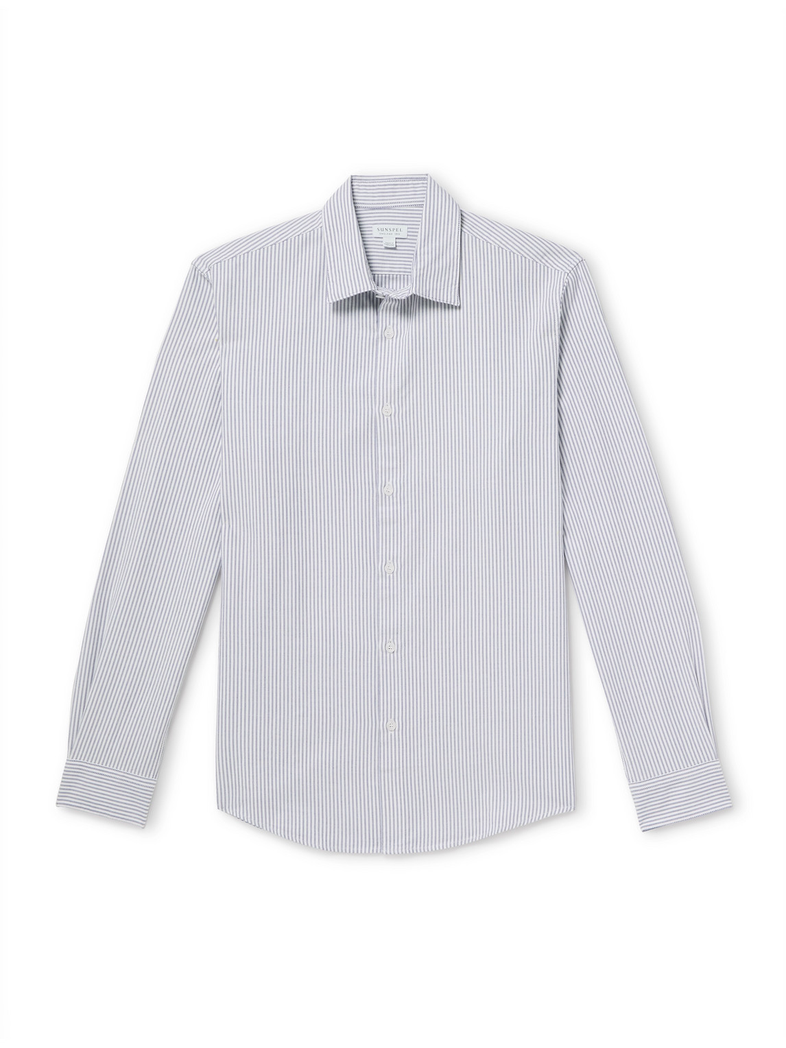 Sunspel triped Cotton Oxford hirt - Men