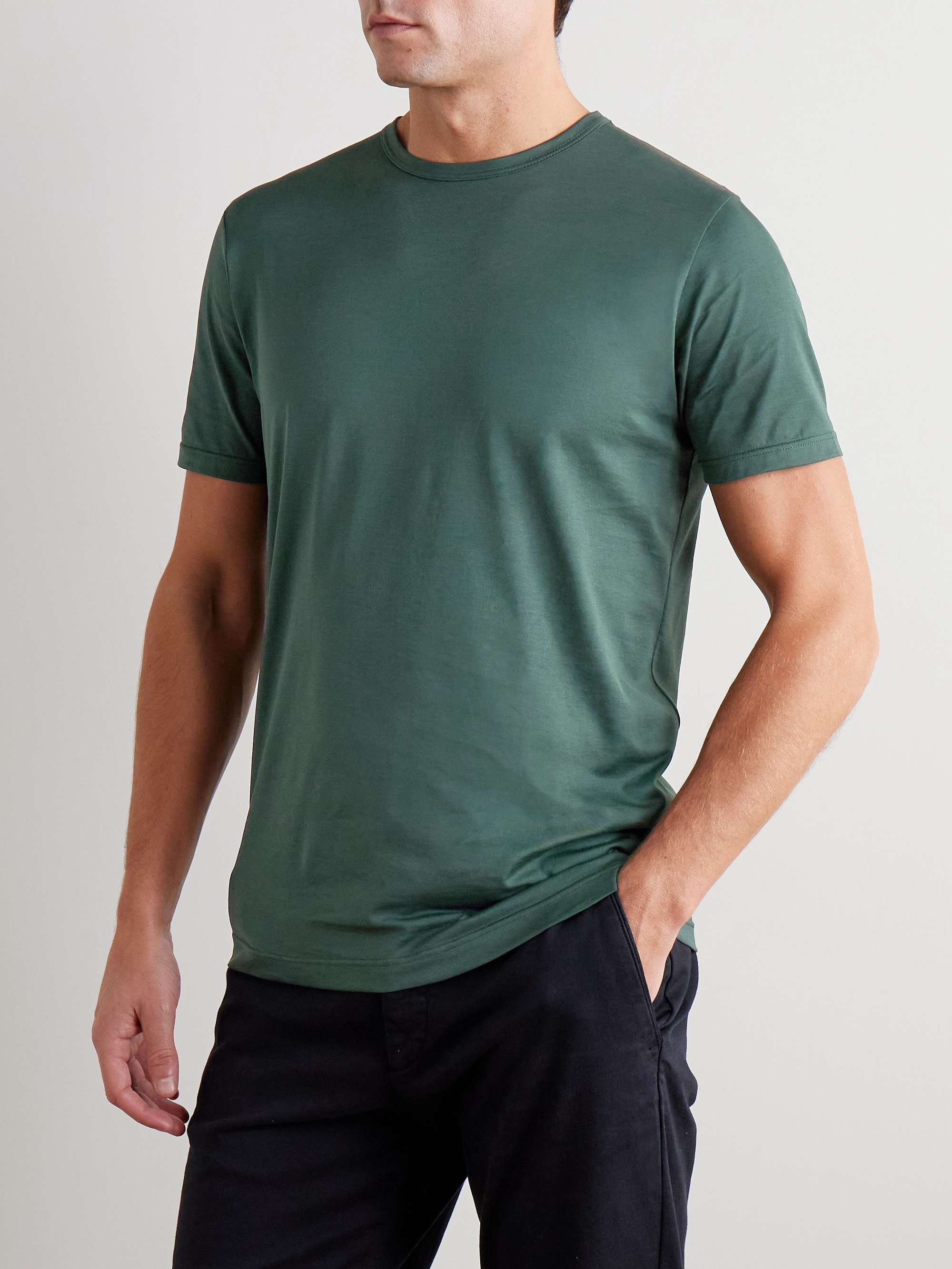 SUNSPEL Supima Cotton-Jersey T-Shirt