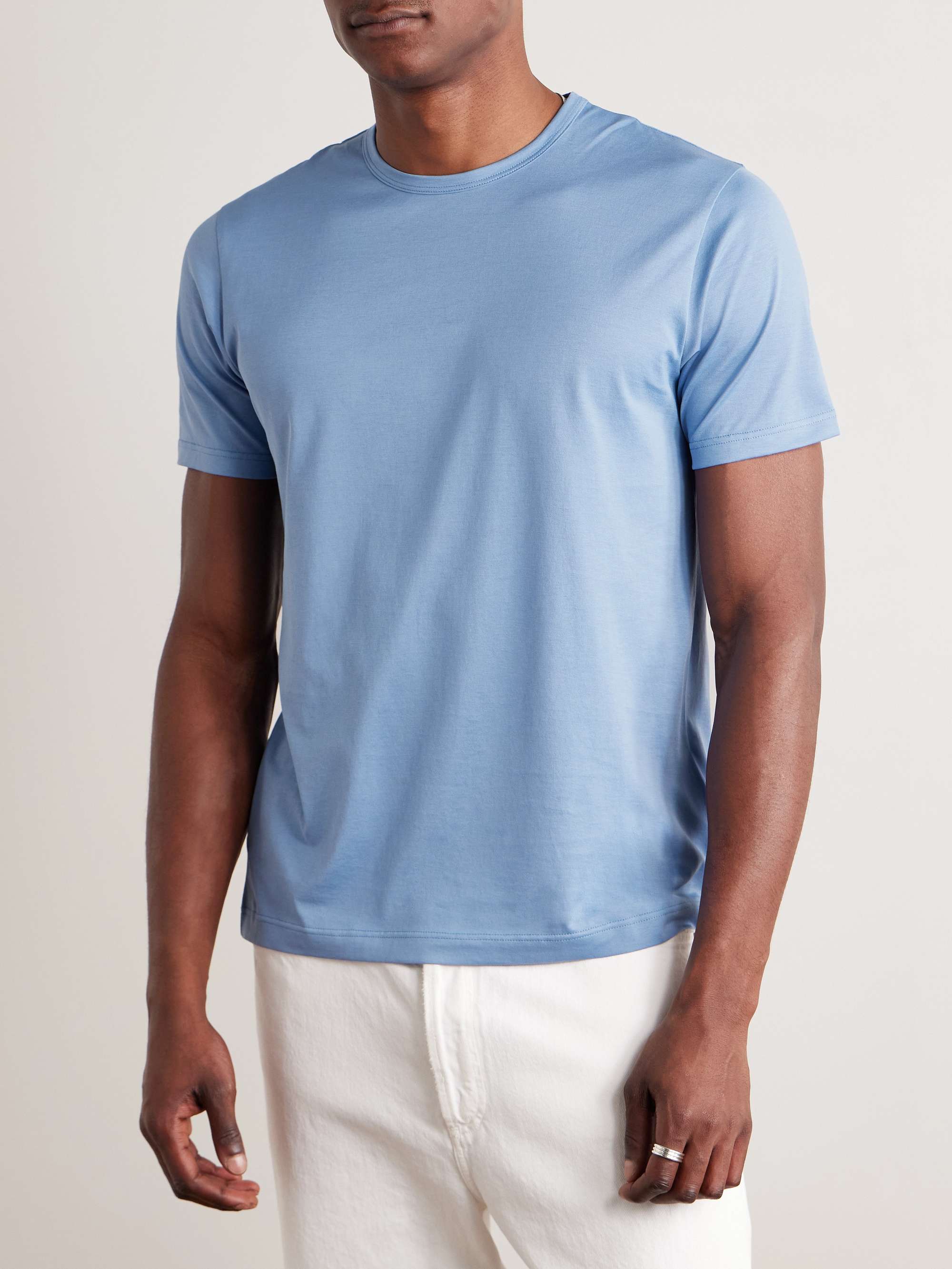 SUNSPEL Supima Cotton-Jersey T-Shirt
