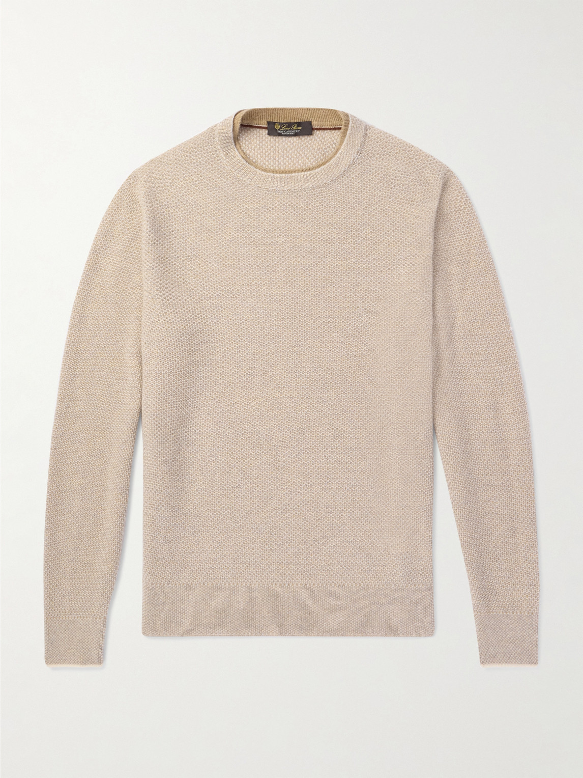 Loro Piana City Birdseye Baby Cashmere Sweater - Men