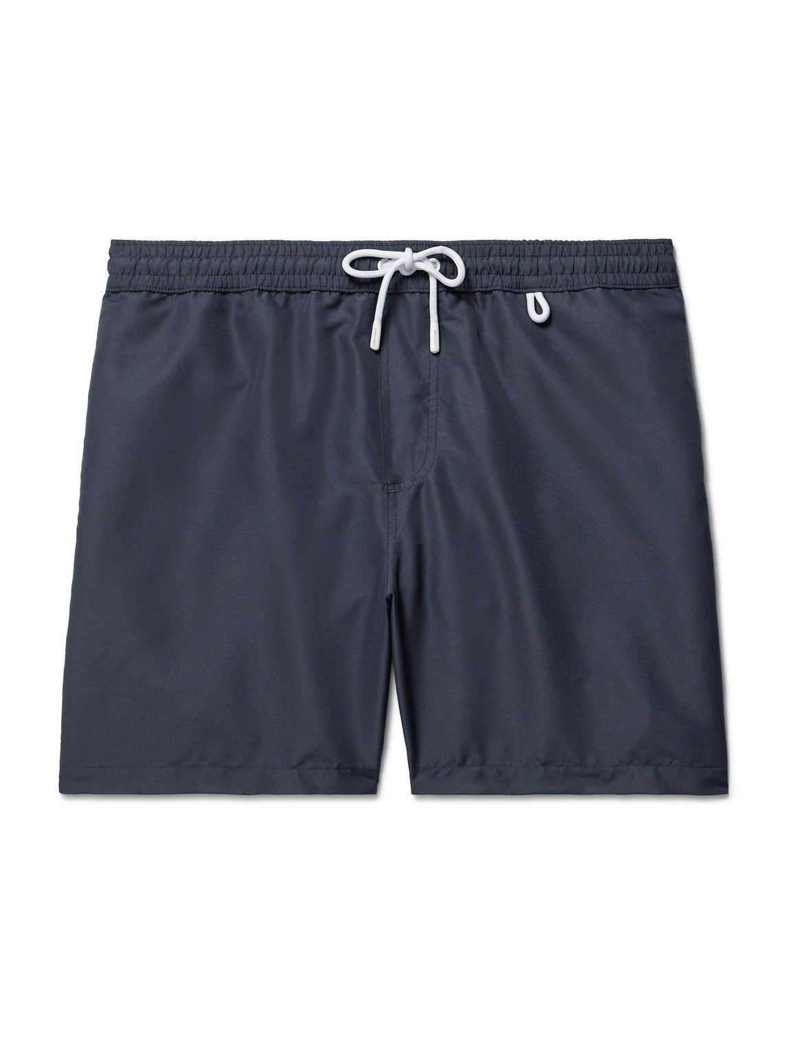 Loro Piana Bay Straight-leg Mid-length Swim Shorts In Blue