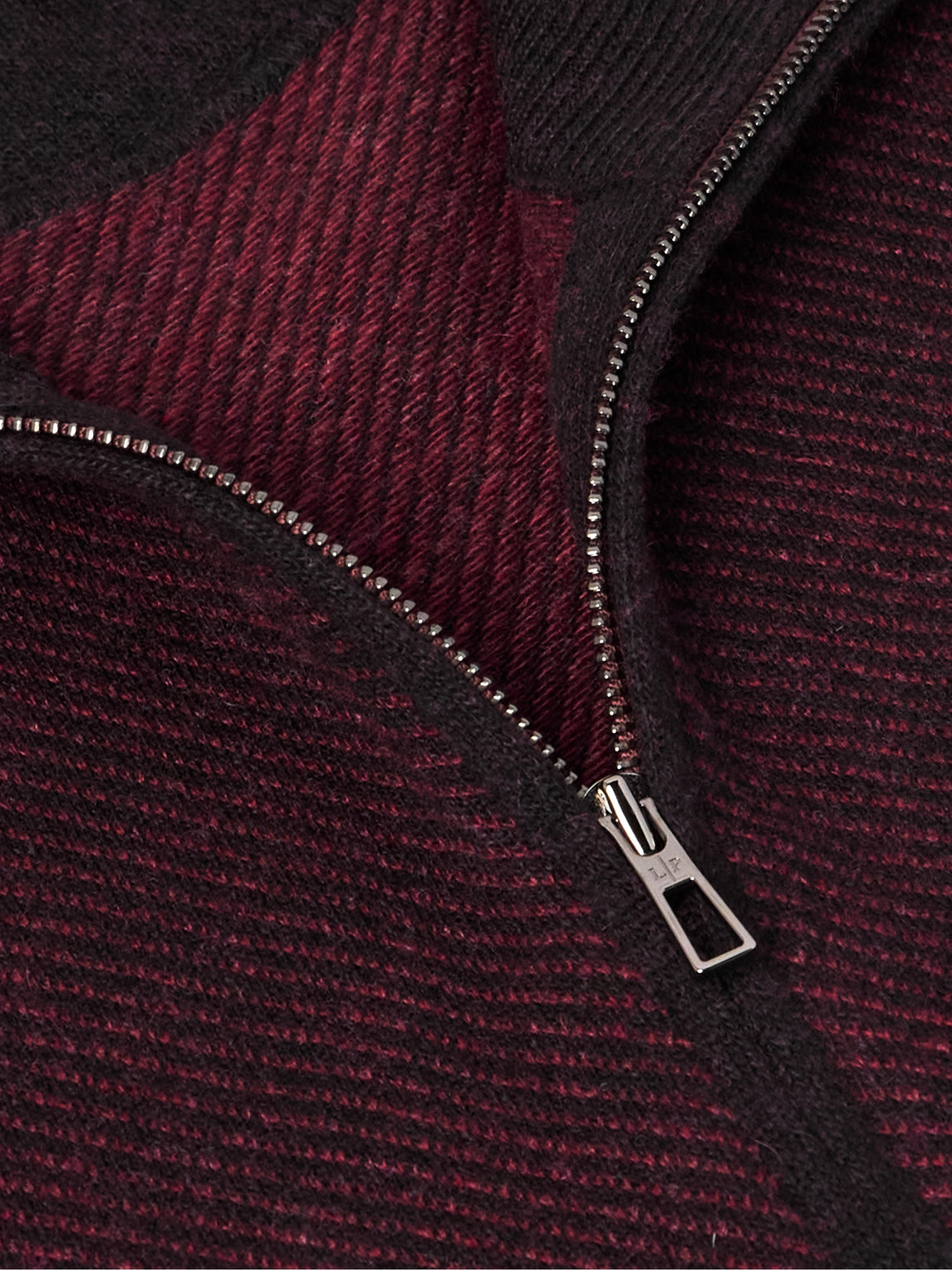 Loro Piana Roadster Cashmere Half-zip Sweater In Brown