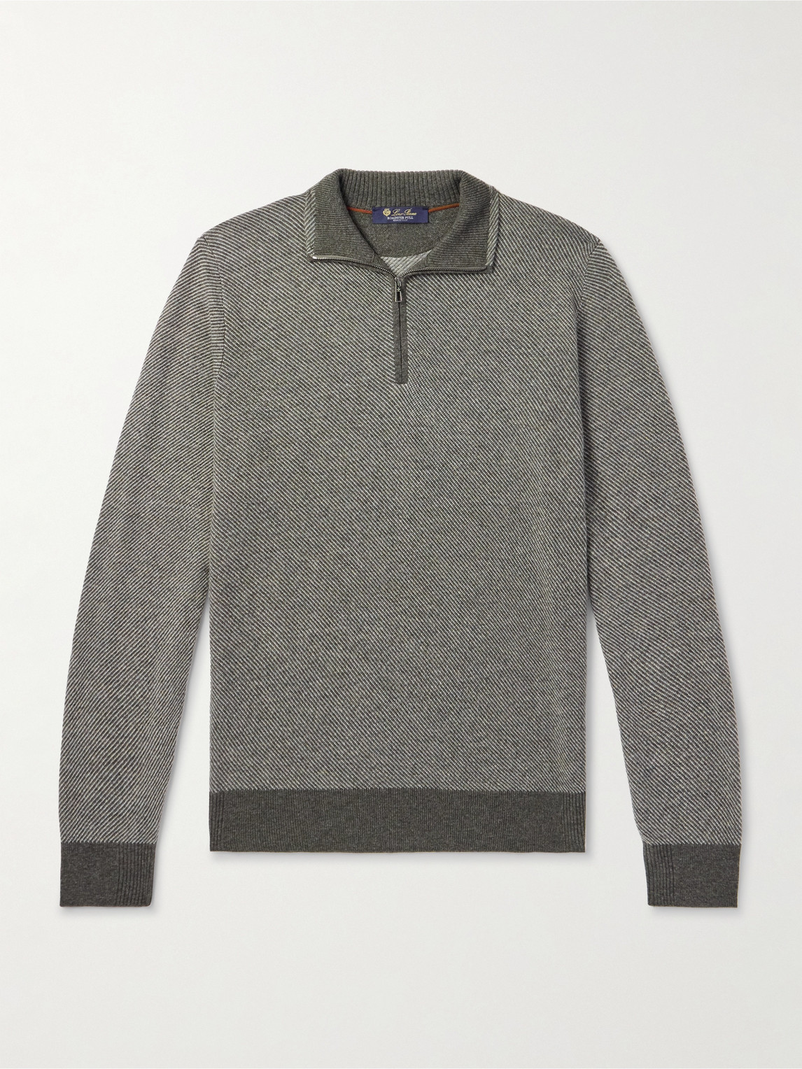 Loro Piana Roadster Cashmere Half-Zip Sweater - Men